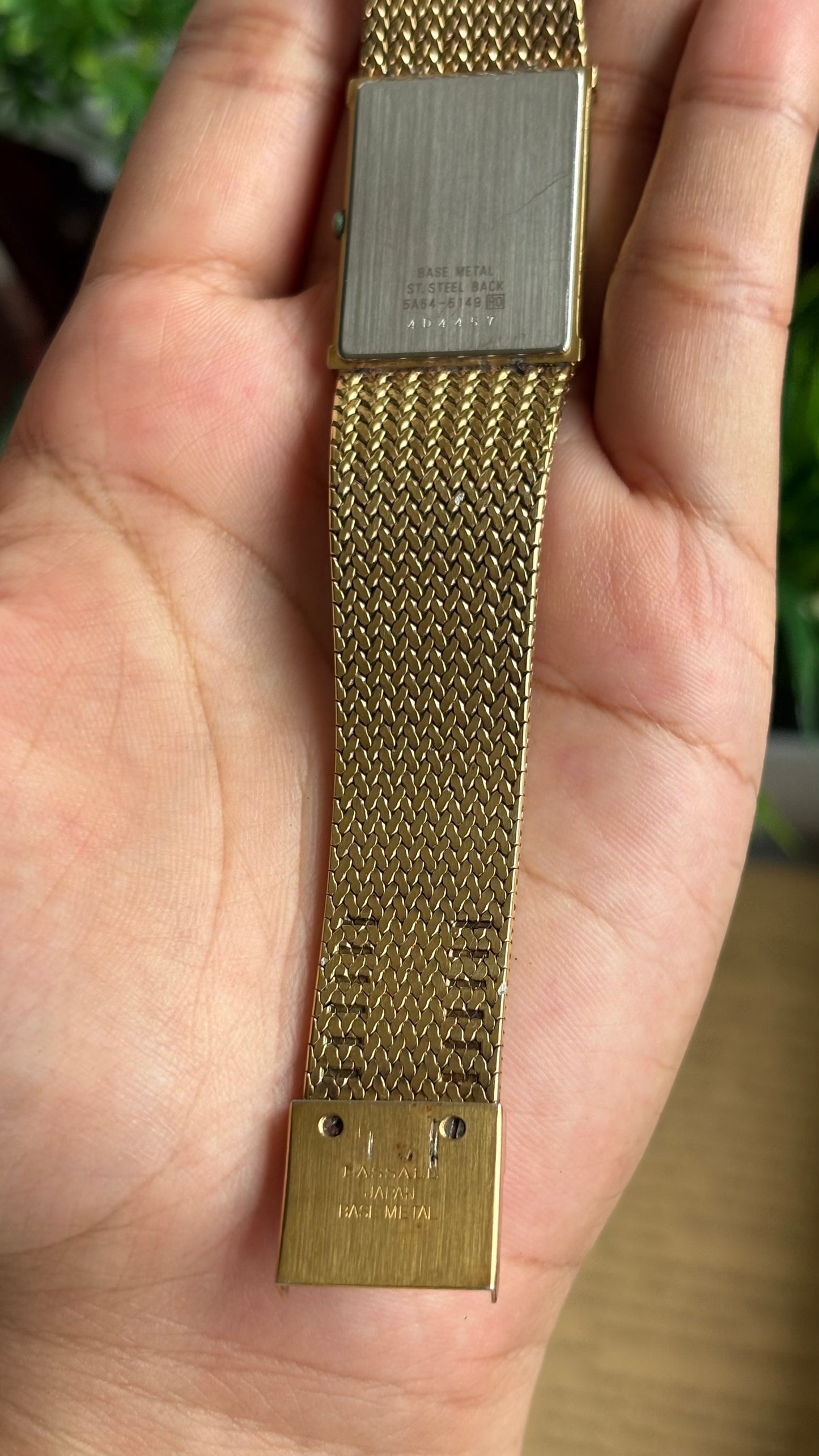 Extremely Rare Vintage Seiko Lassale Dress Watch in Gold Tone