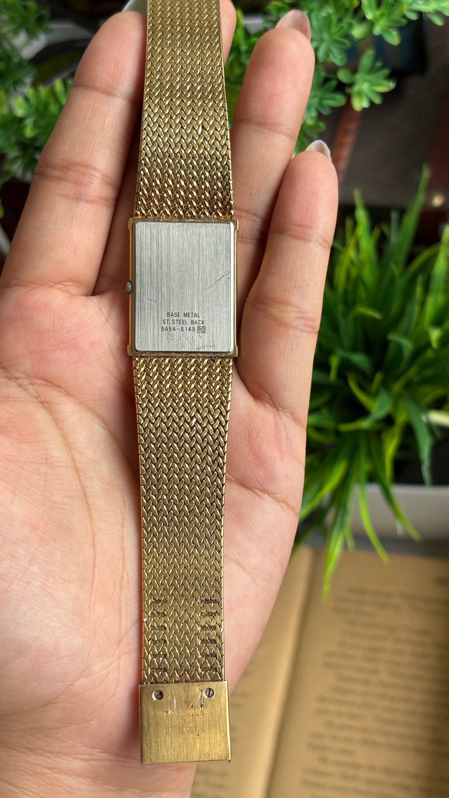 Extremely Rare Vintage Seiko Lassale Dress Watch in Gold Tone
