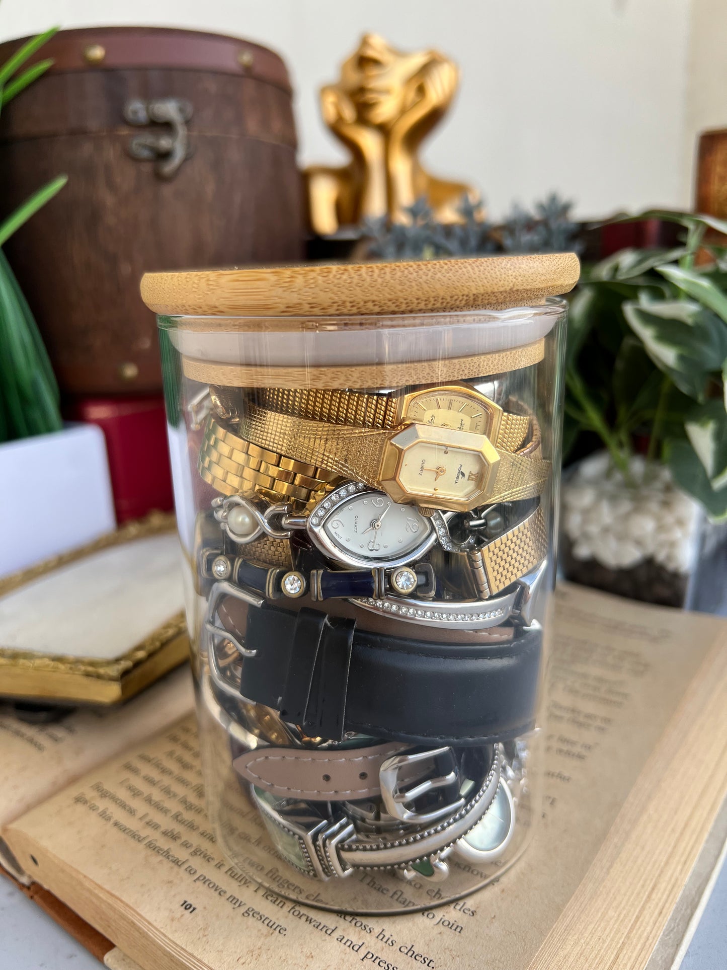 Mystery Jewelry Watch Jar