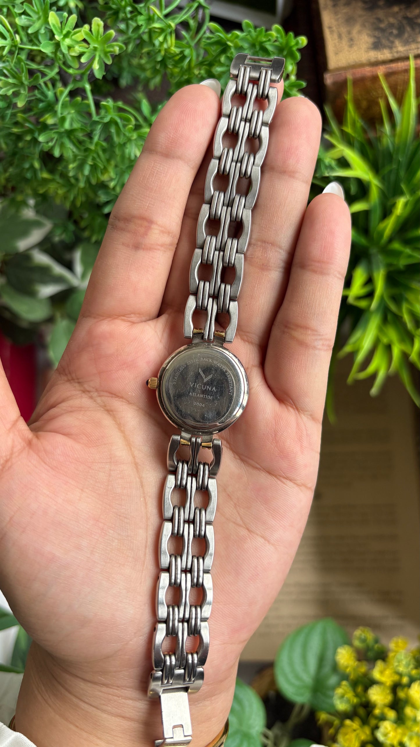 Vintage Vicuna Swiss Watch in Two-Tone