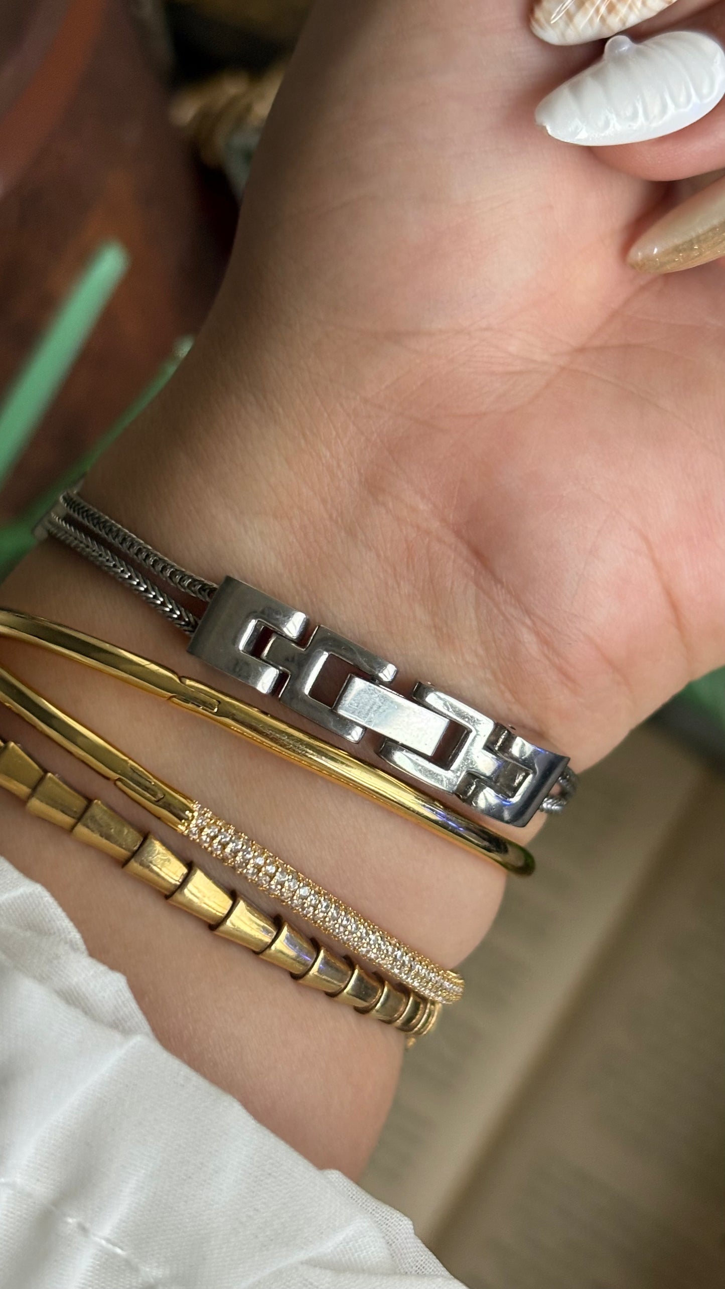 Vintage Pacue Watch in Silver Tone