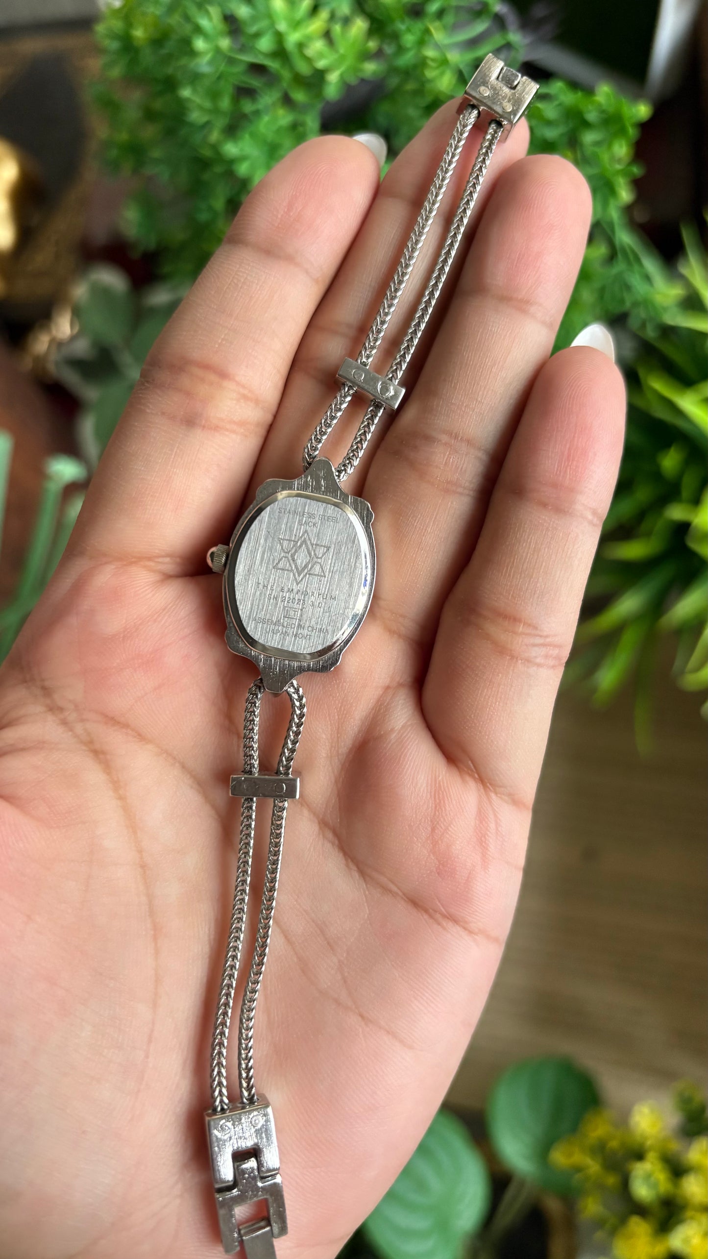 Vintage Pacue Watch in Silver Tone