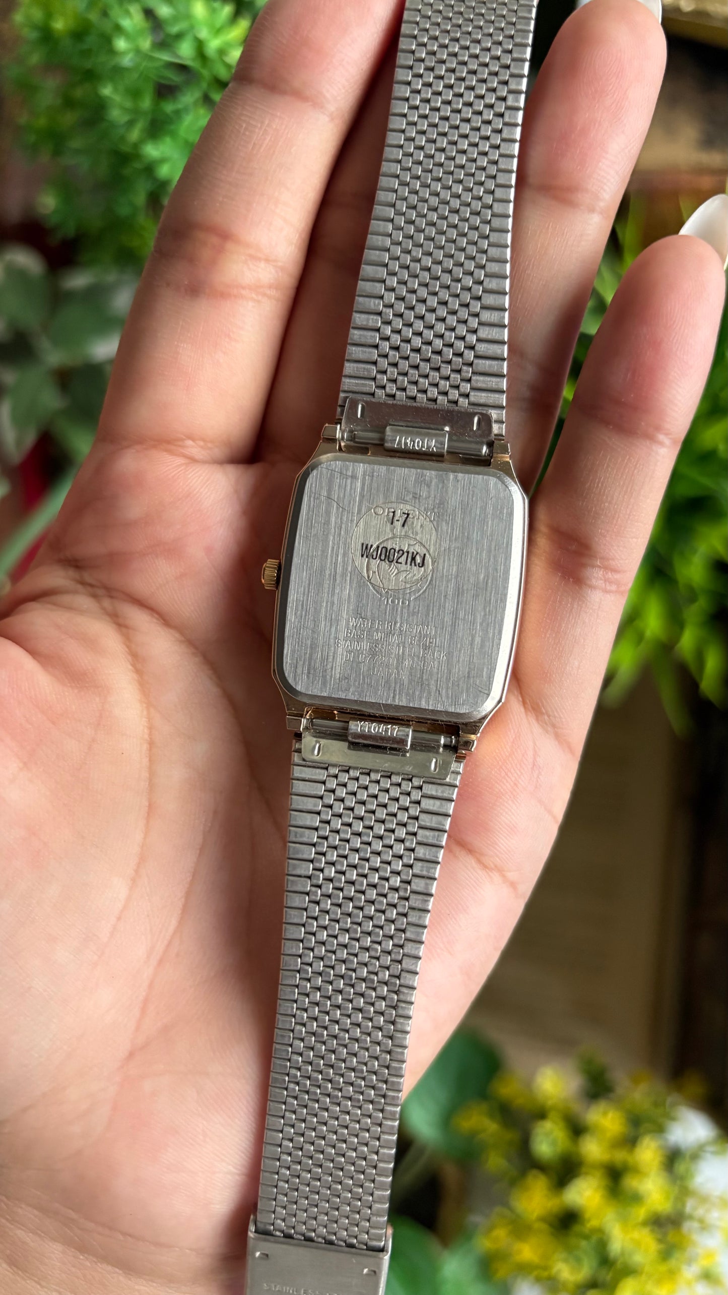 Vintage Salute Men’s Tank Watch in Gold Tone