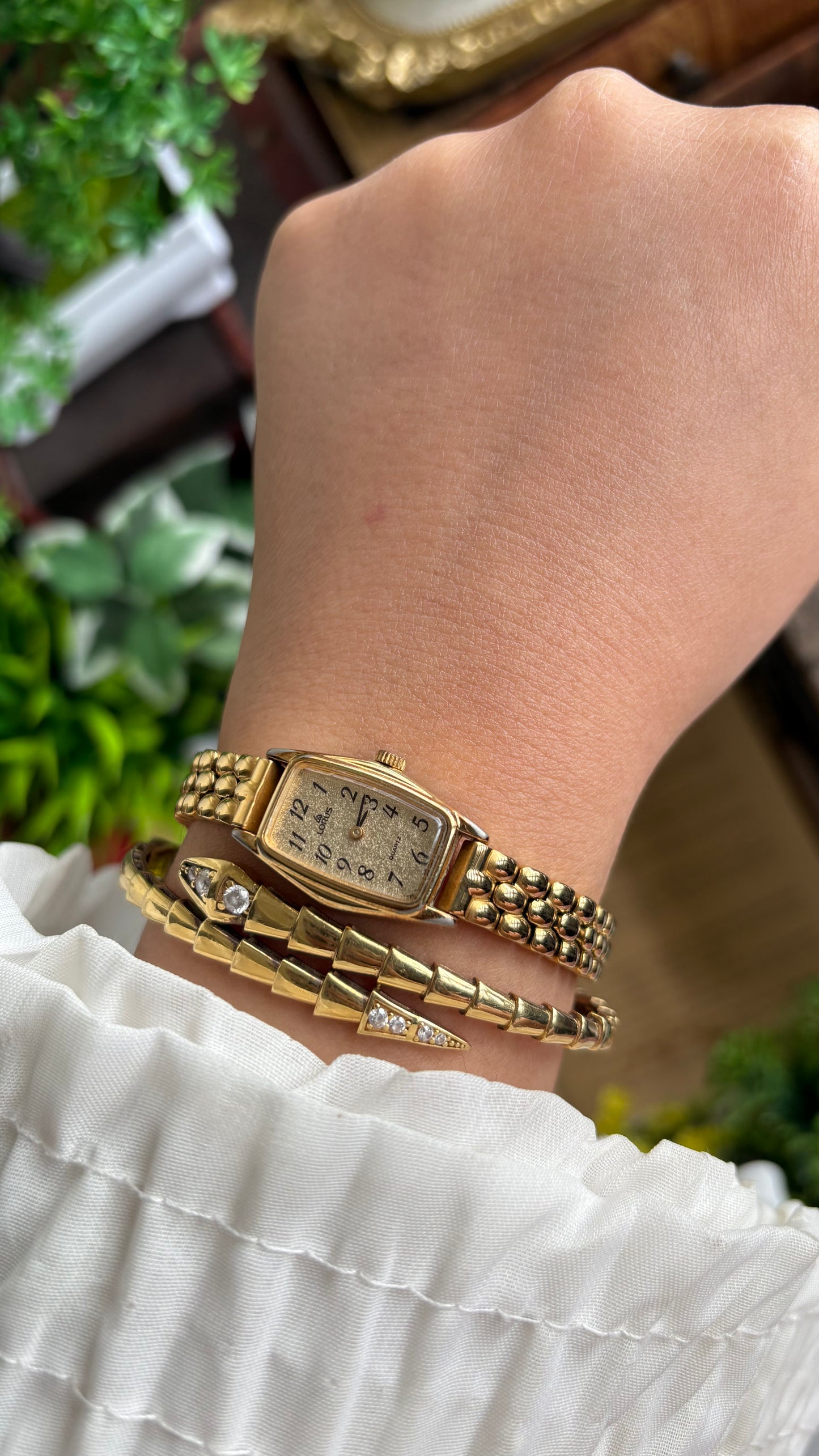 Vintage Lorus by Seiko Watch in Gold Tone