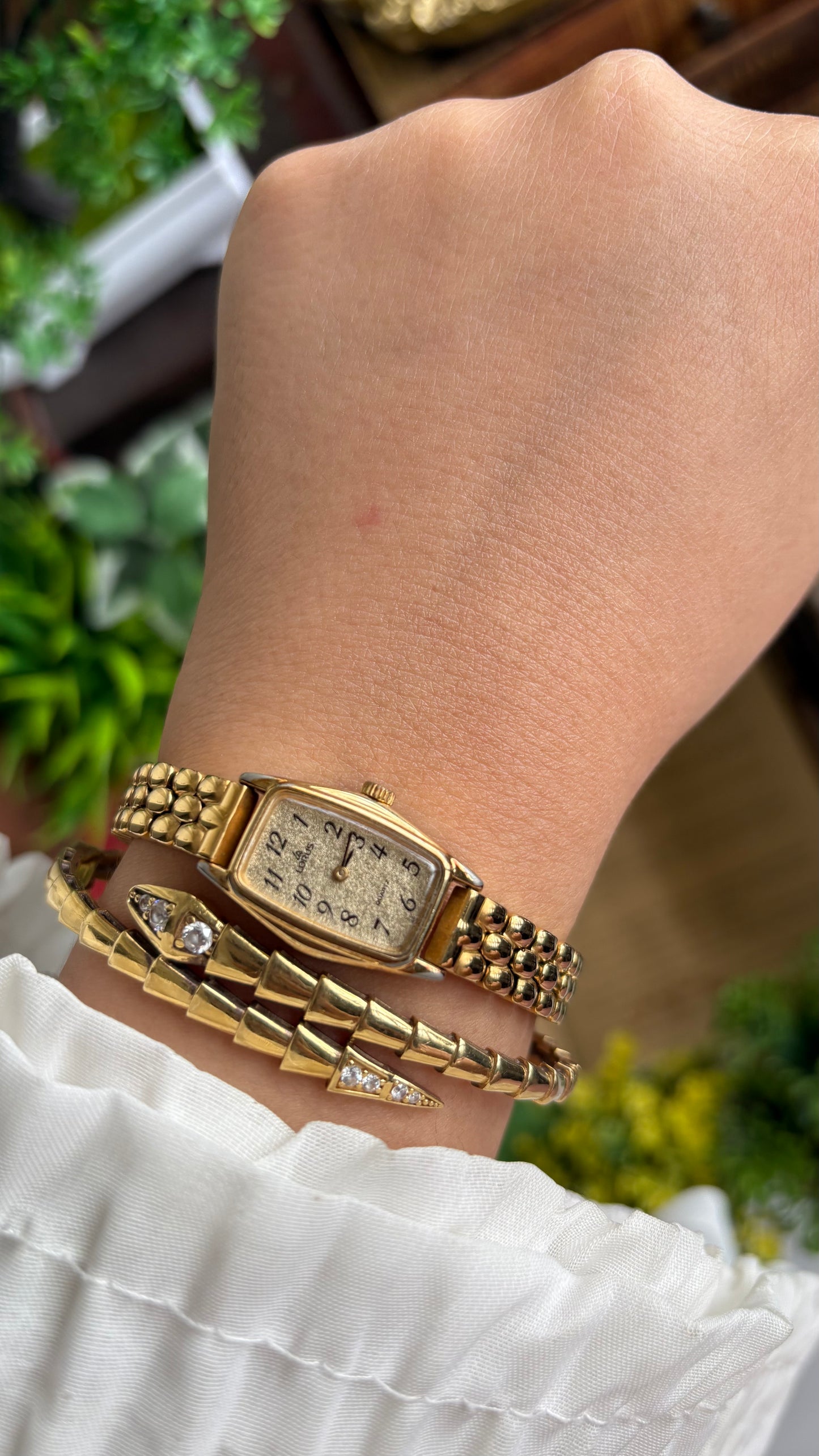 Vintage Lorus by Seiko Watch in Gold Tone