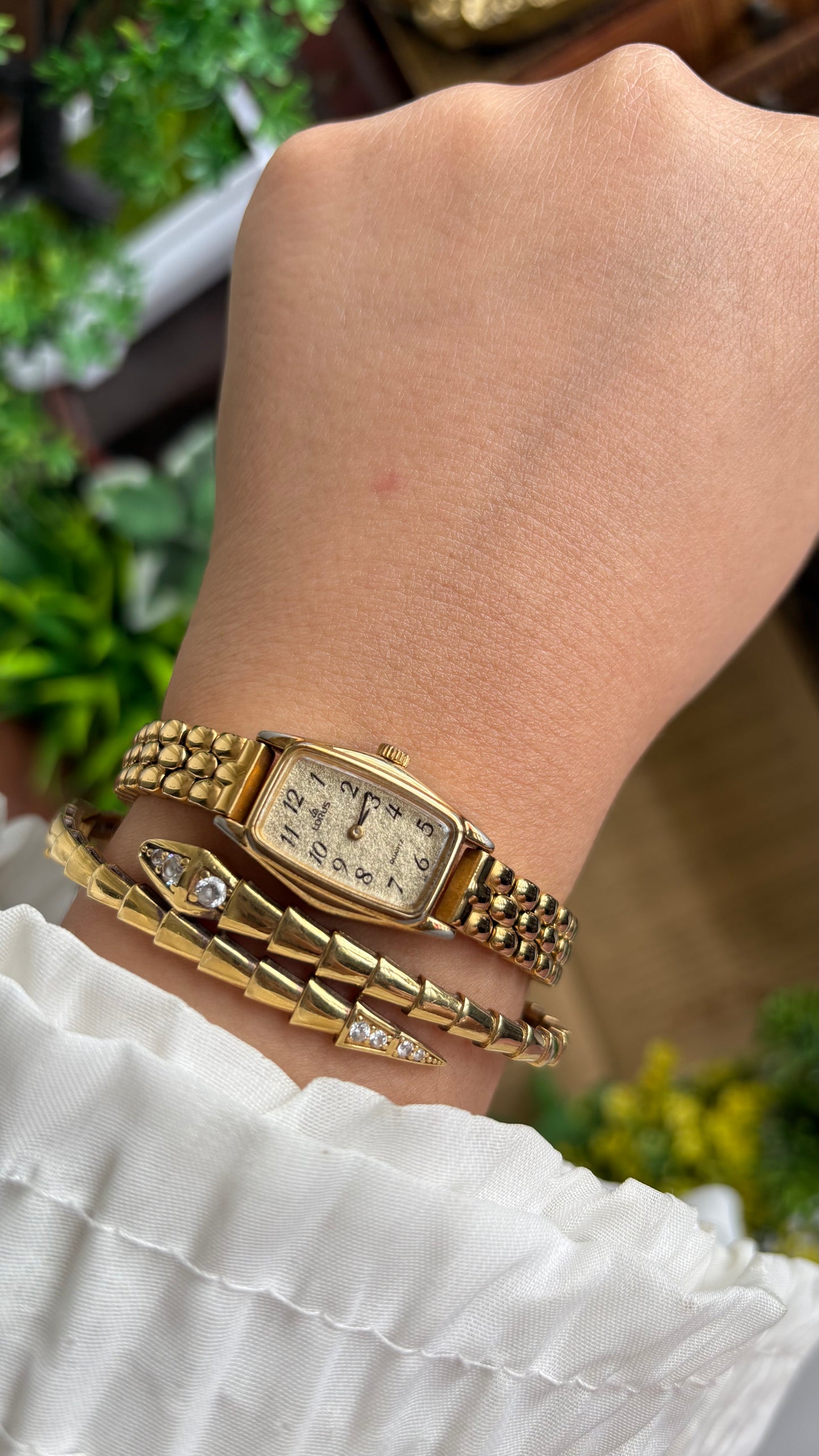 Vintage Lorus by Seiko Watch in Gold Tone
