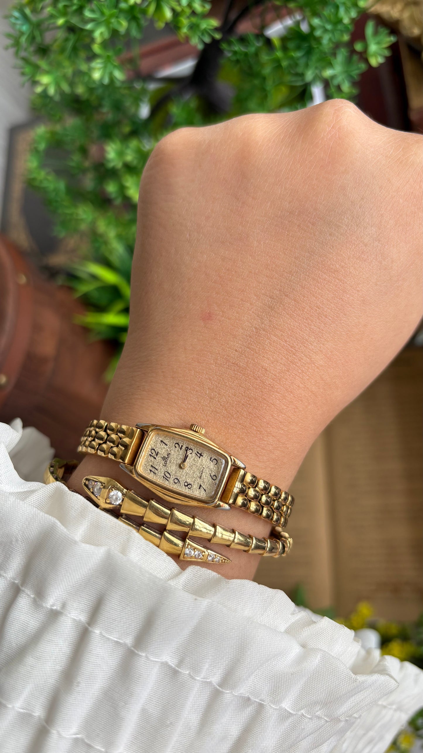 Vintage Lorus by Seiko Watch in Gold Tone