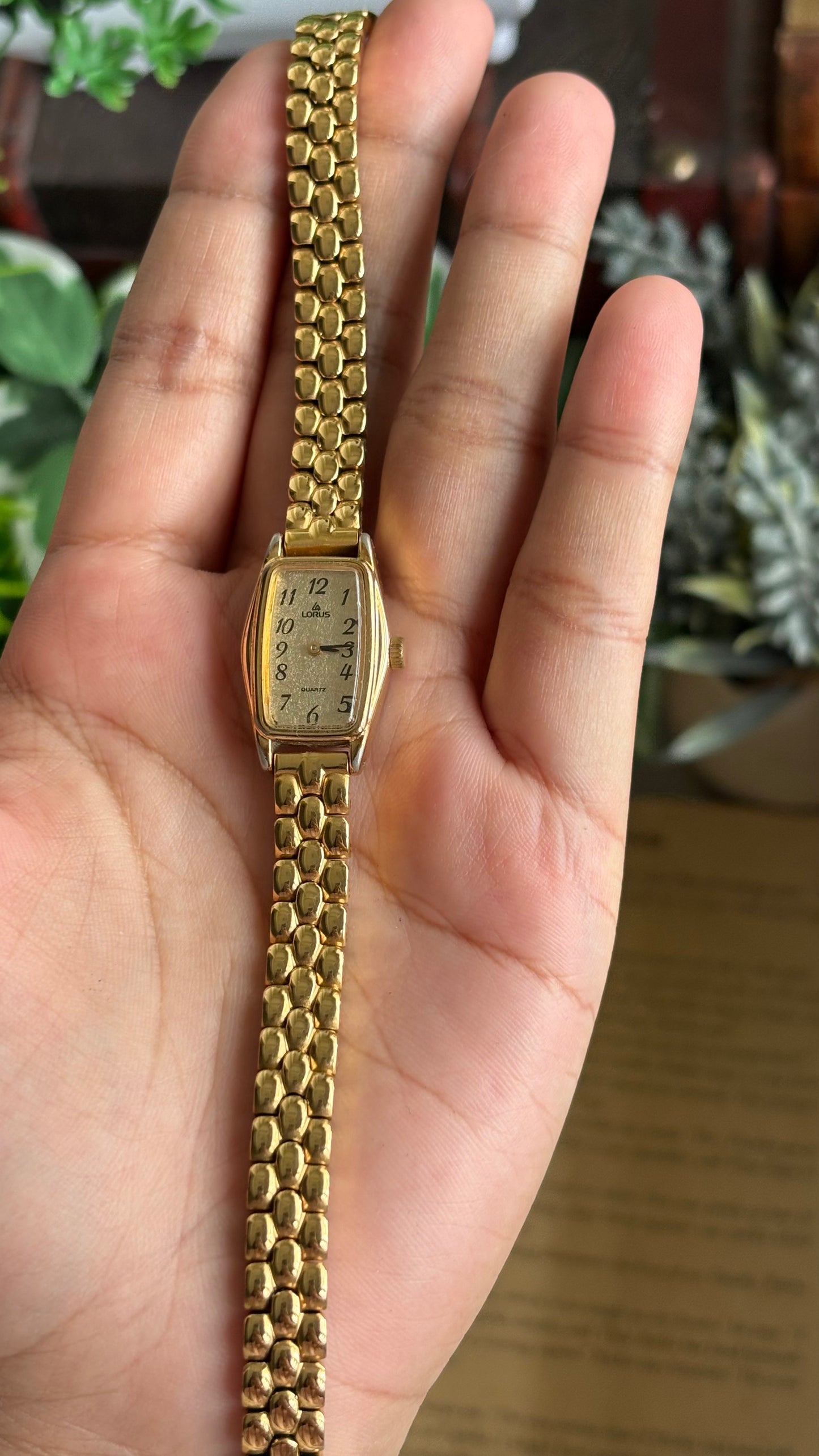Vintage Lorus by Seiko Watch in Gold Tone