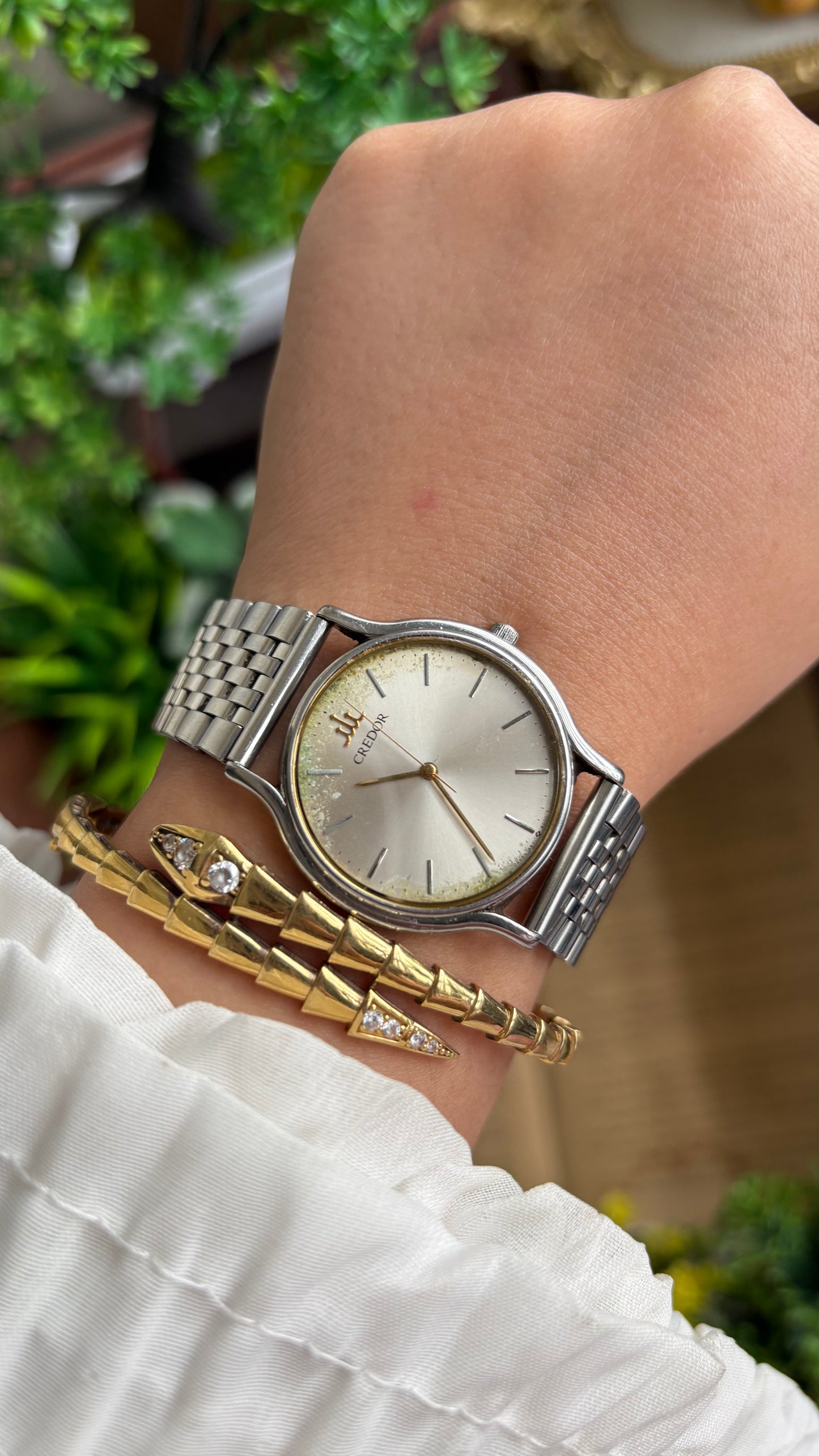 Vintage Credor by Seiko Men’s Watch in Silver Tone