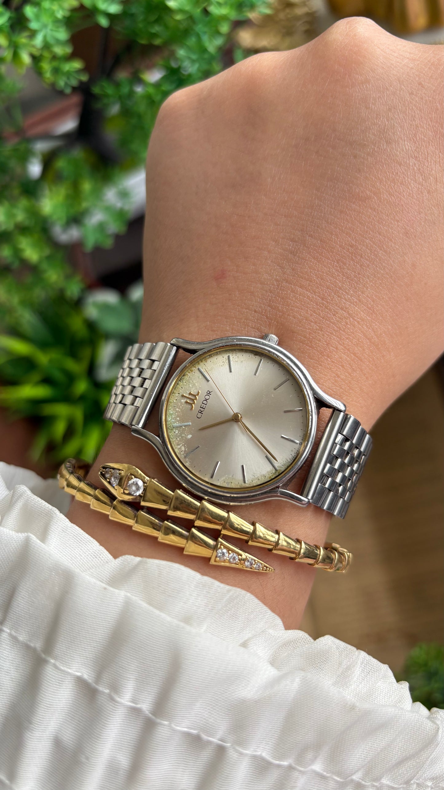 Vintage Credor by Seiko Men’s Watch in Silver Tone