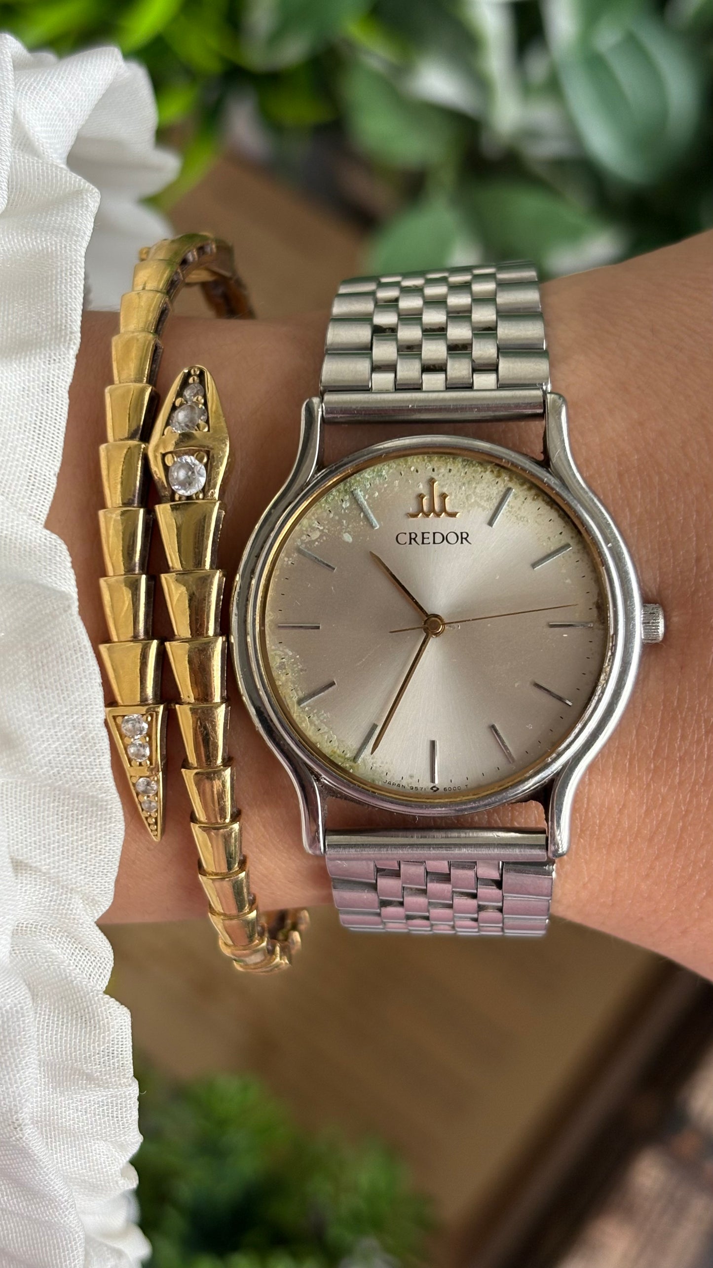 Vintage Credor by Seiko Men’s Watch in Silver Tone