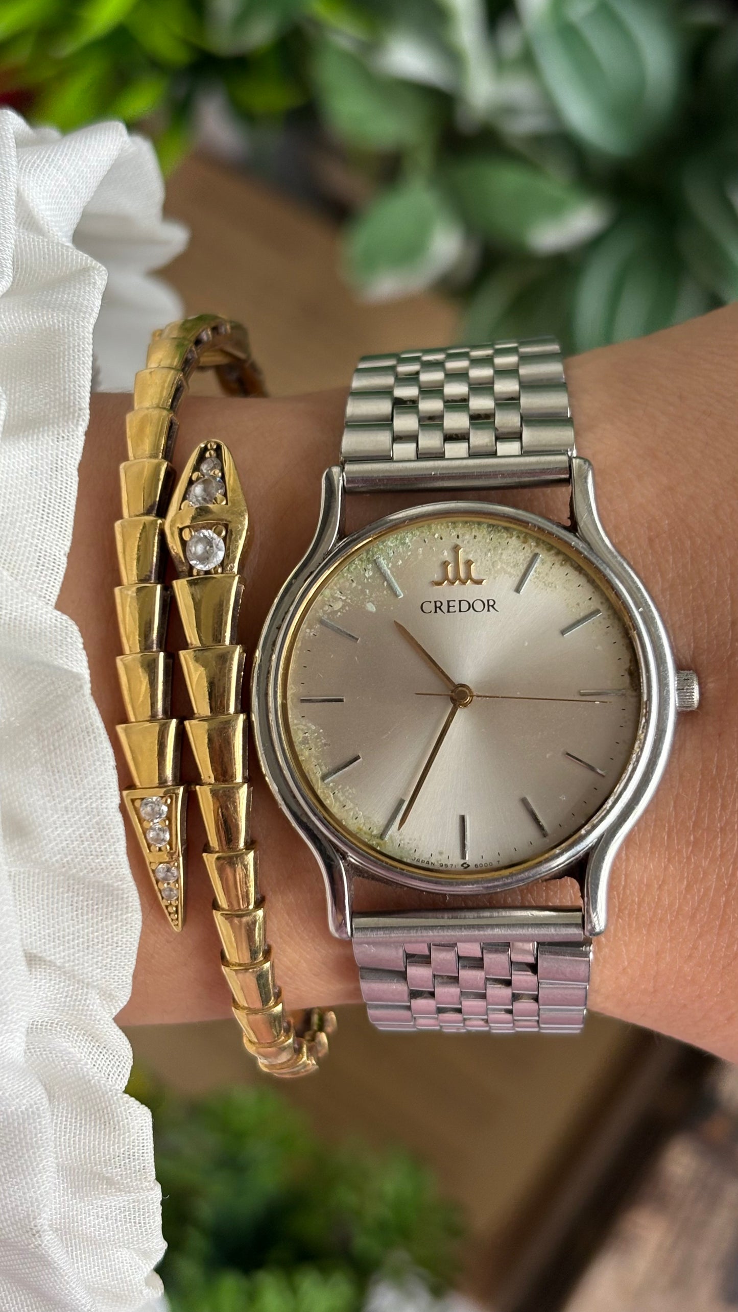 Vintage Credor by Seiko Men’s Watch in Silver Tone