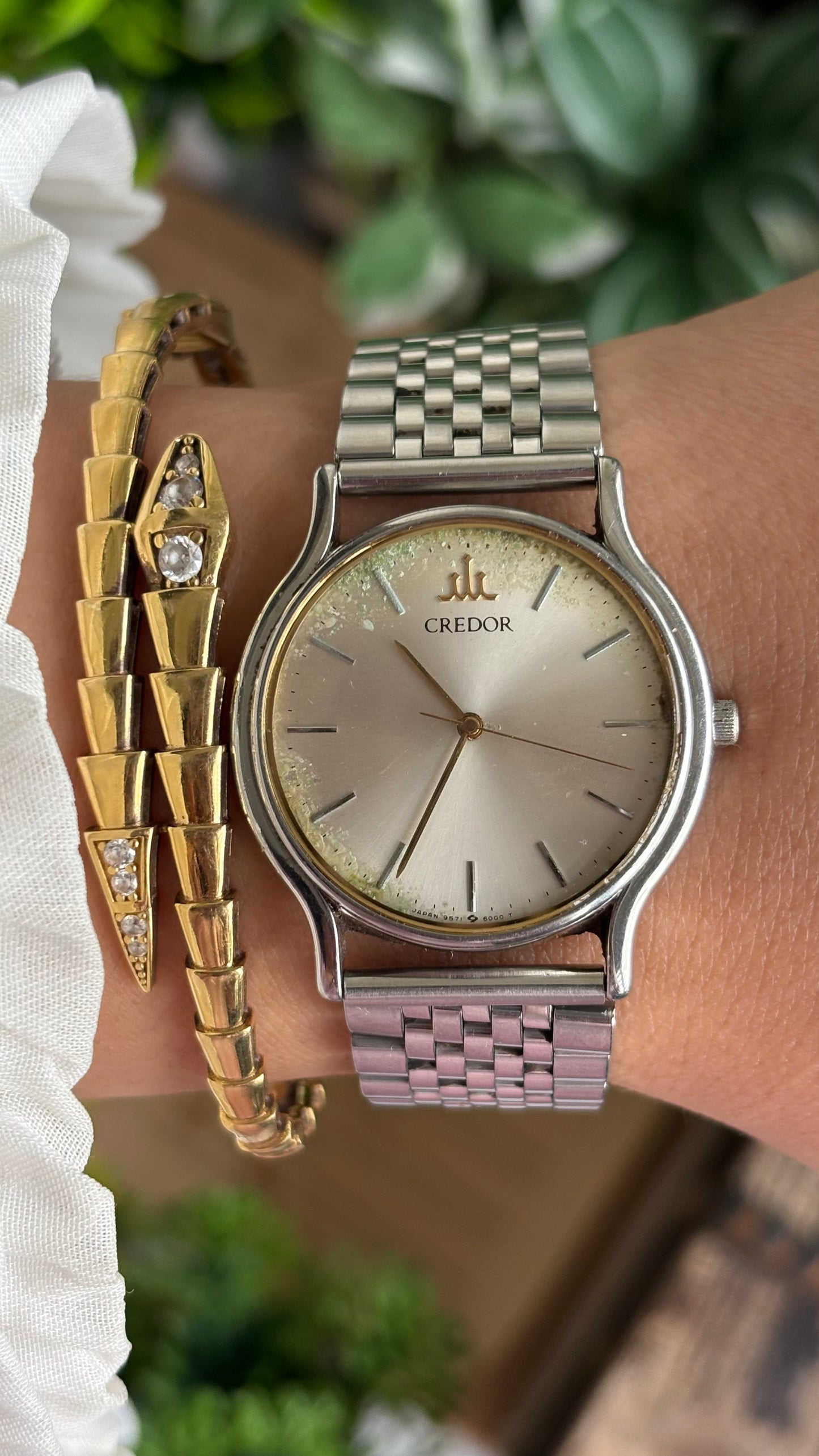 Vintage Credor by Seiko Men’s Watch in Silver Tone