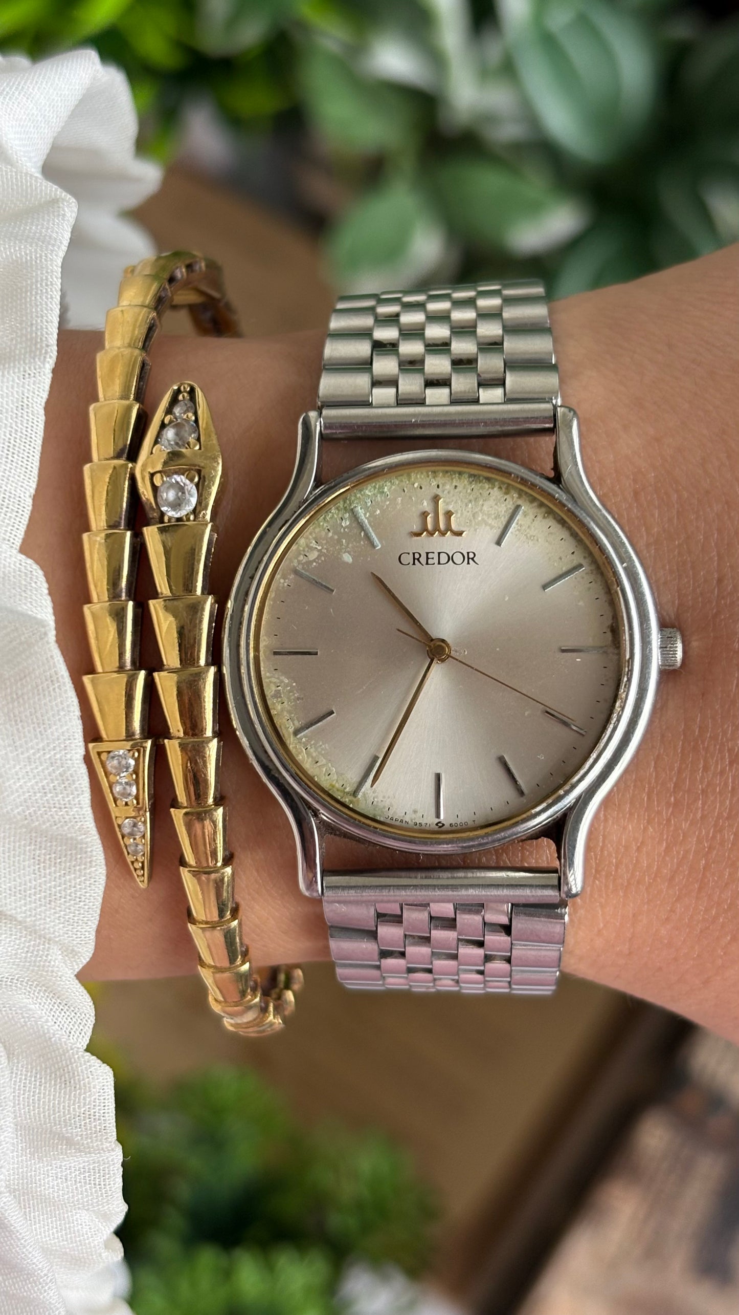 Vintage Credor by Seiko Men’s Watch in Silver Tone