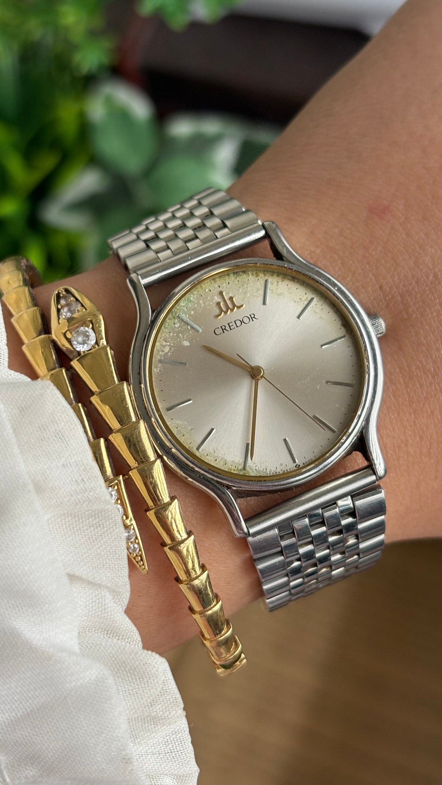 Vintage Credor by Seiko Men’s Watch in Silver Tone