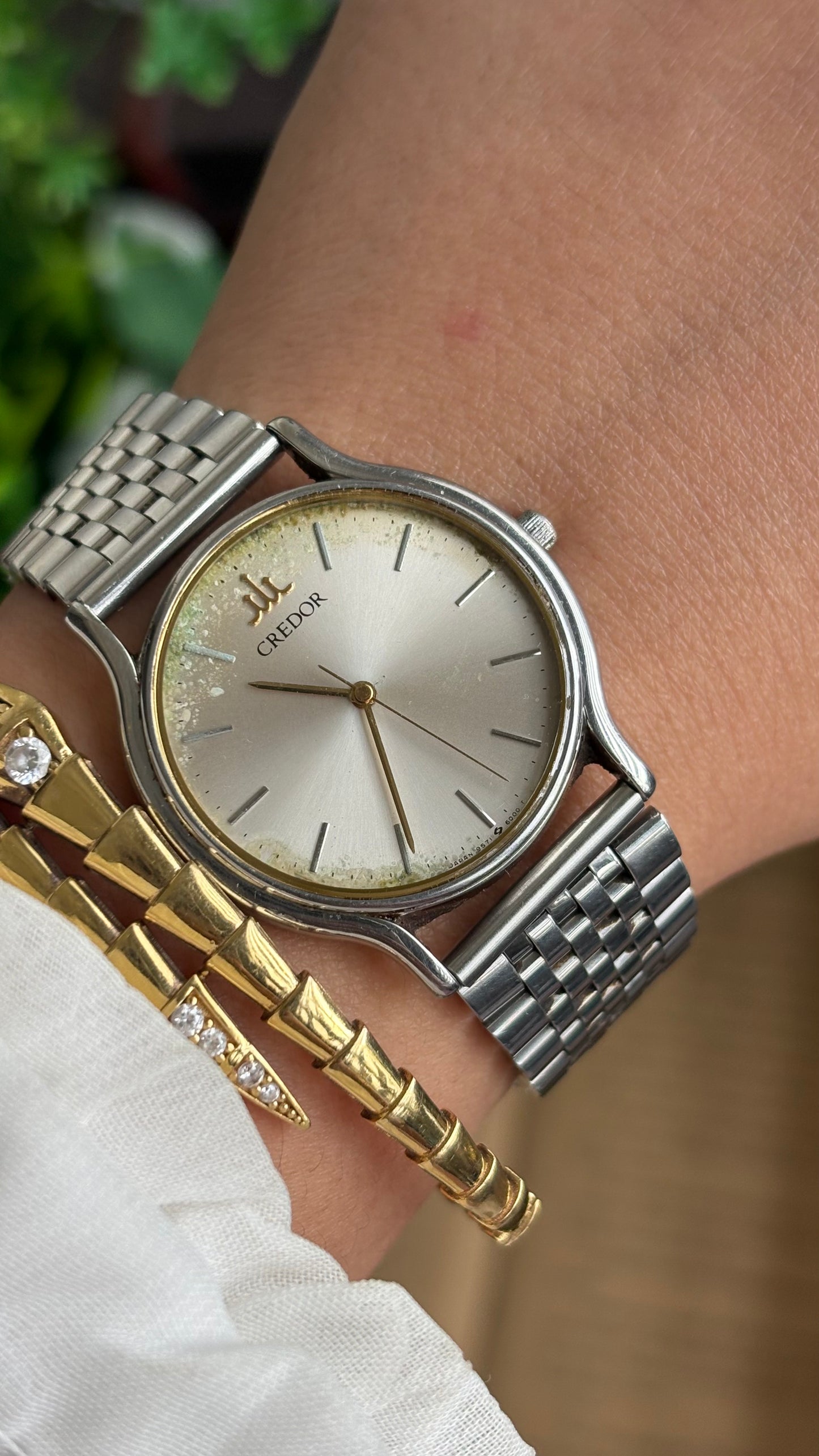 Vintage Credor by Seiko Men’s Watch in Silver Tone
