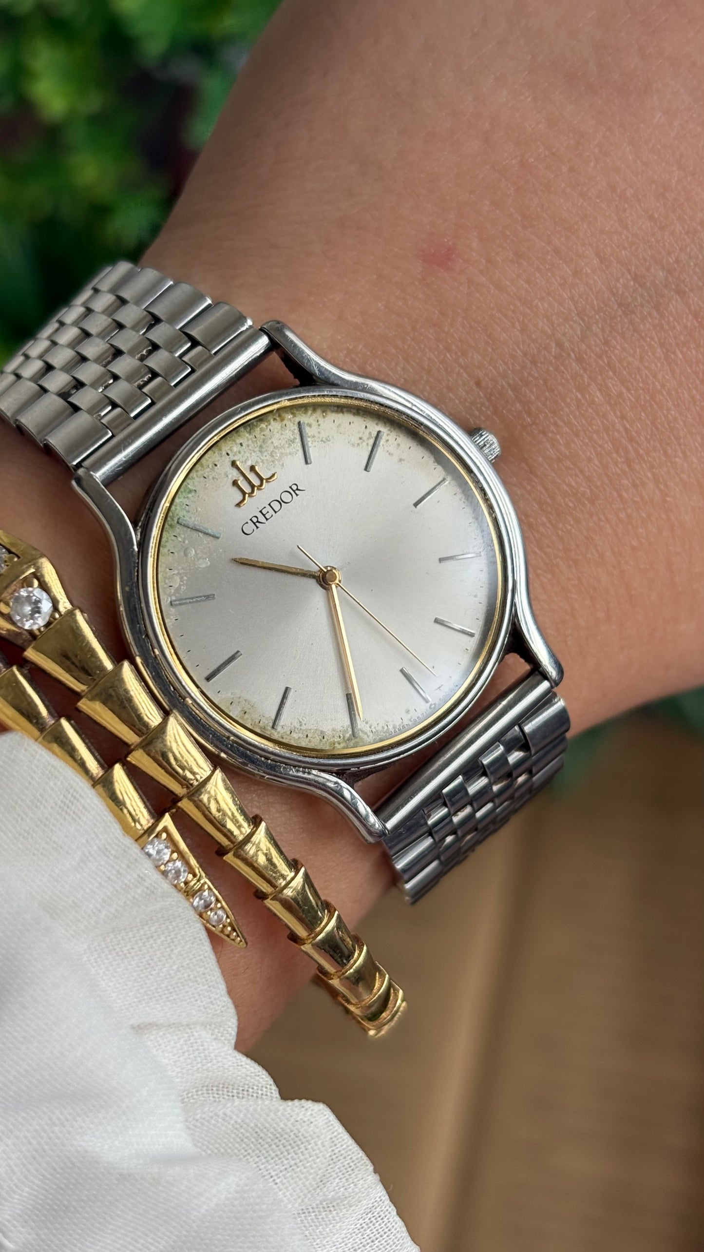 Vintage Credor by Seiko Men’s Watch in Silver Tone