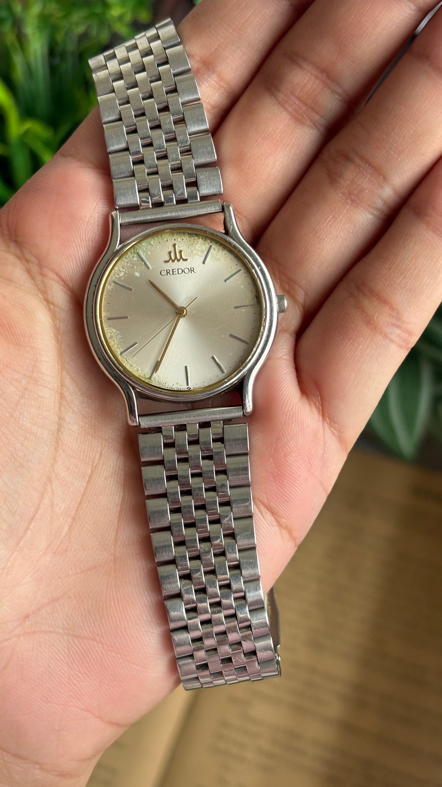 Vintage Credor by Seiko Men’s Watch in Silver Tone