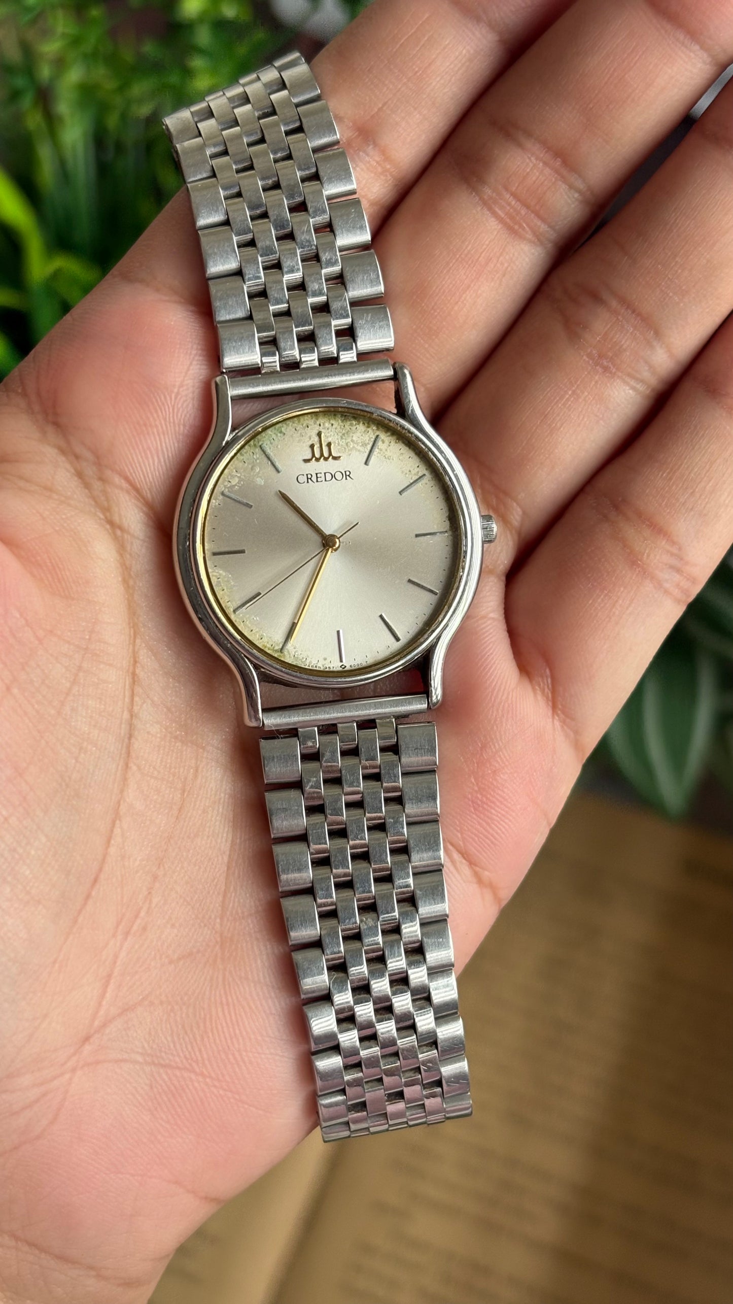 Vintage Credor by Seiko Men’s Watch in Silver Tone