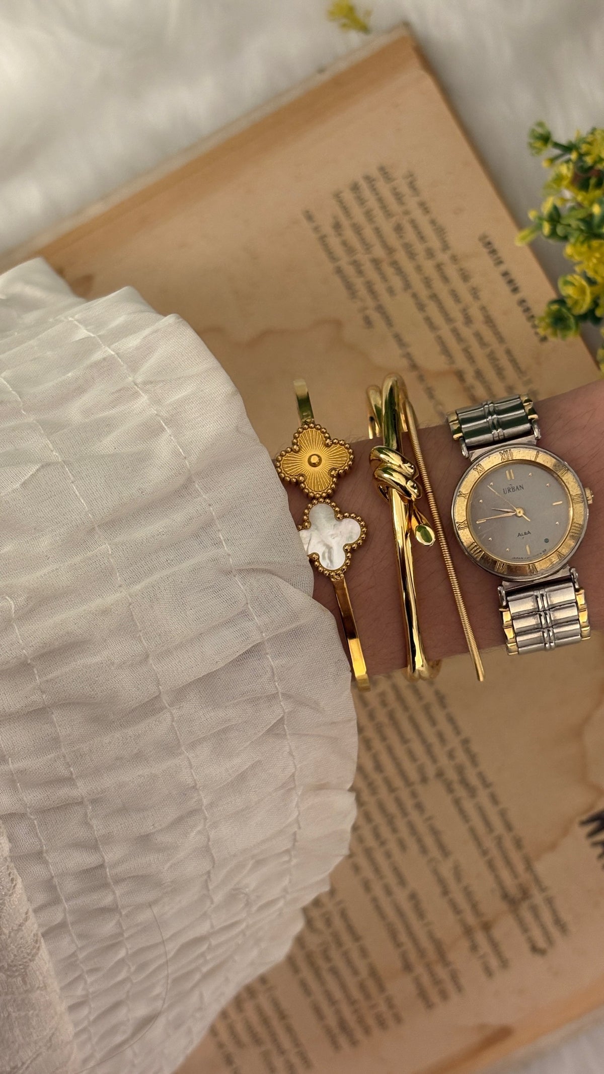 Vintage Urban Alba Seiko Watch in Two-Tone Quartz
