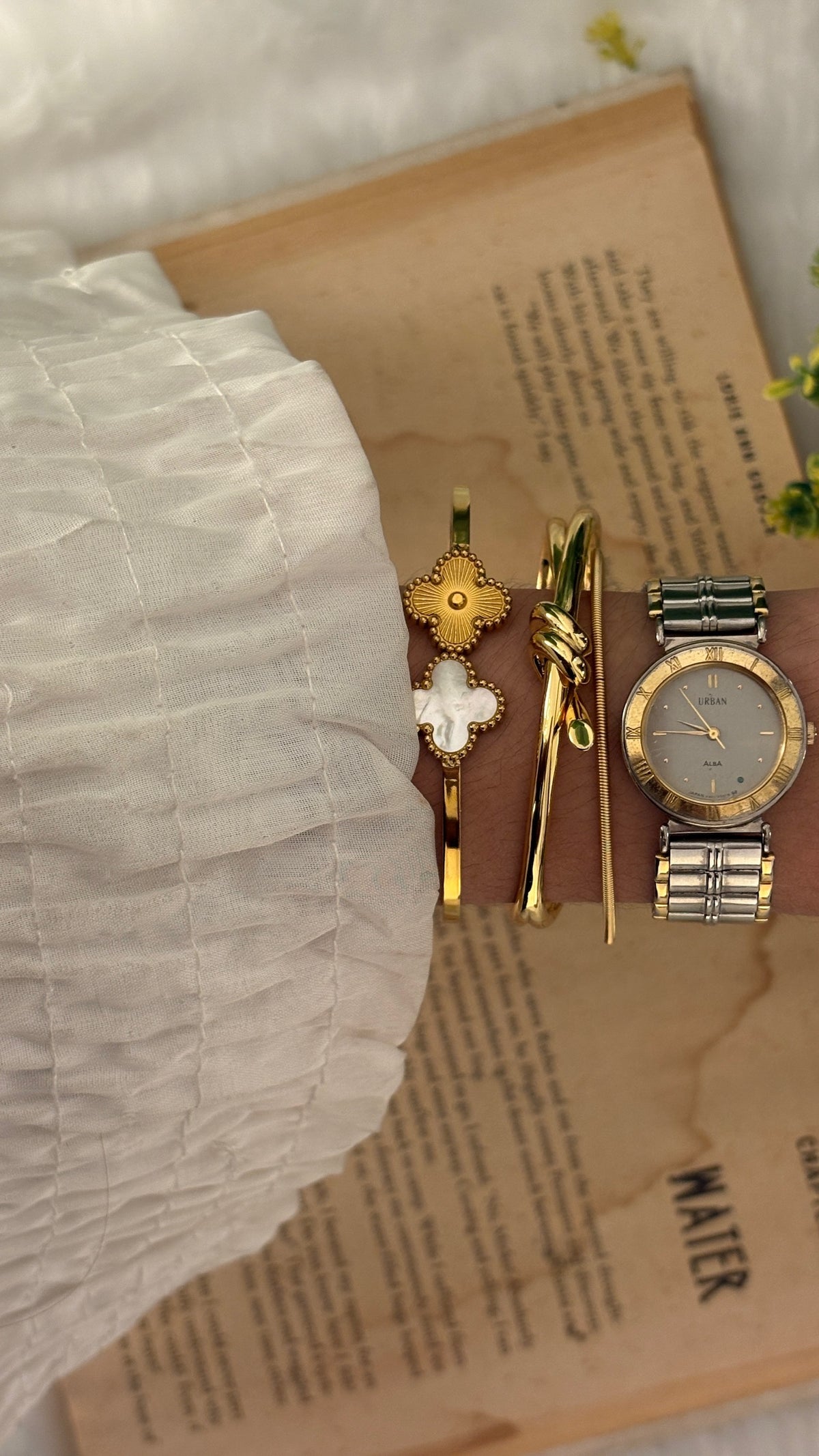 Vintage Urban Alba Seiko Watch in Two-Tone Quartz
