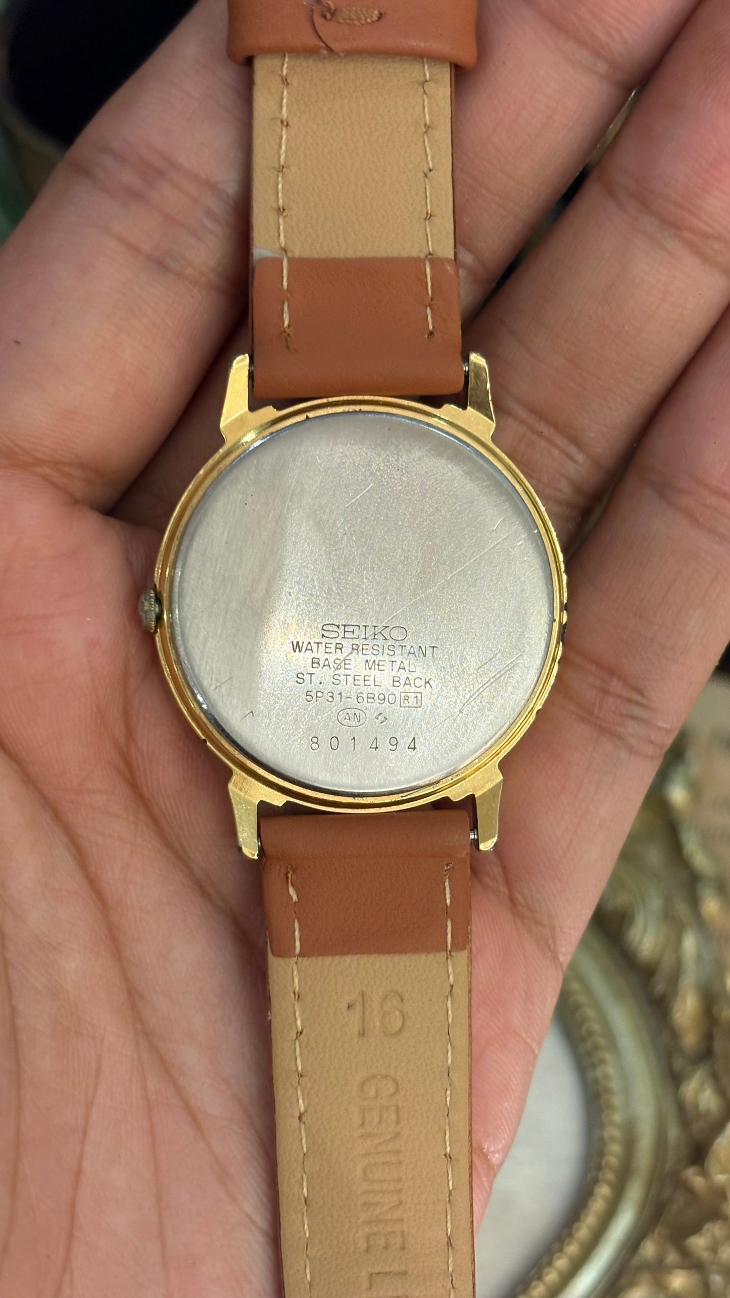 Vintage Avenue by Seiko Men’s Watch in Brown Leather Straps
