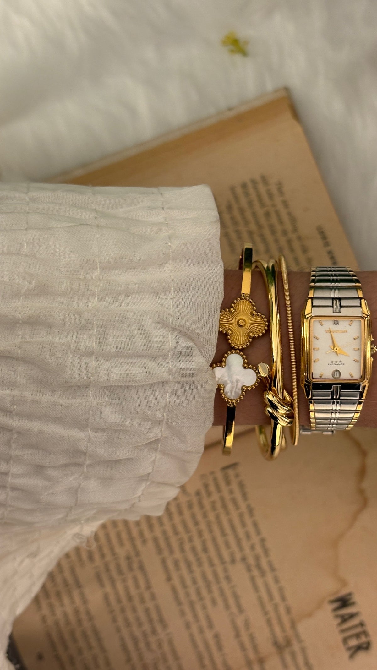 Vintage Tranzam Tank Watch in Two-Tone Quartz
