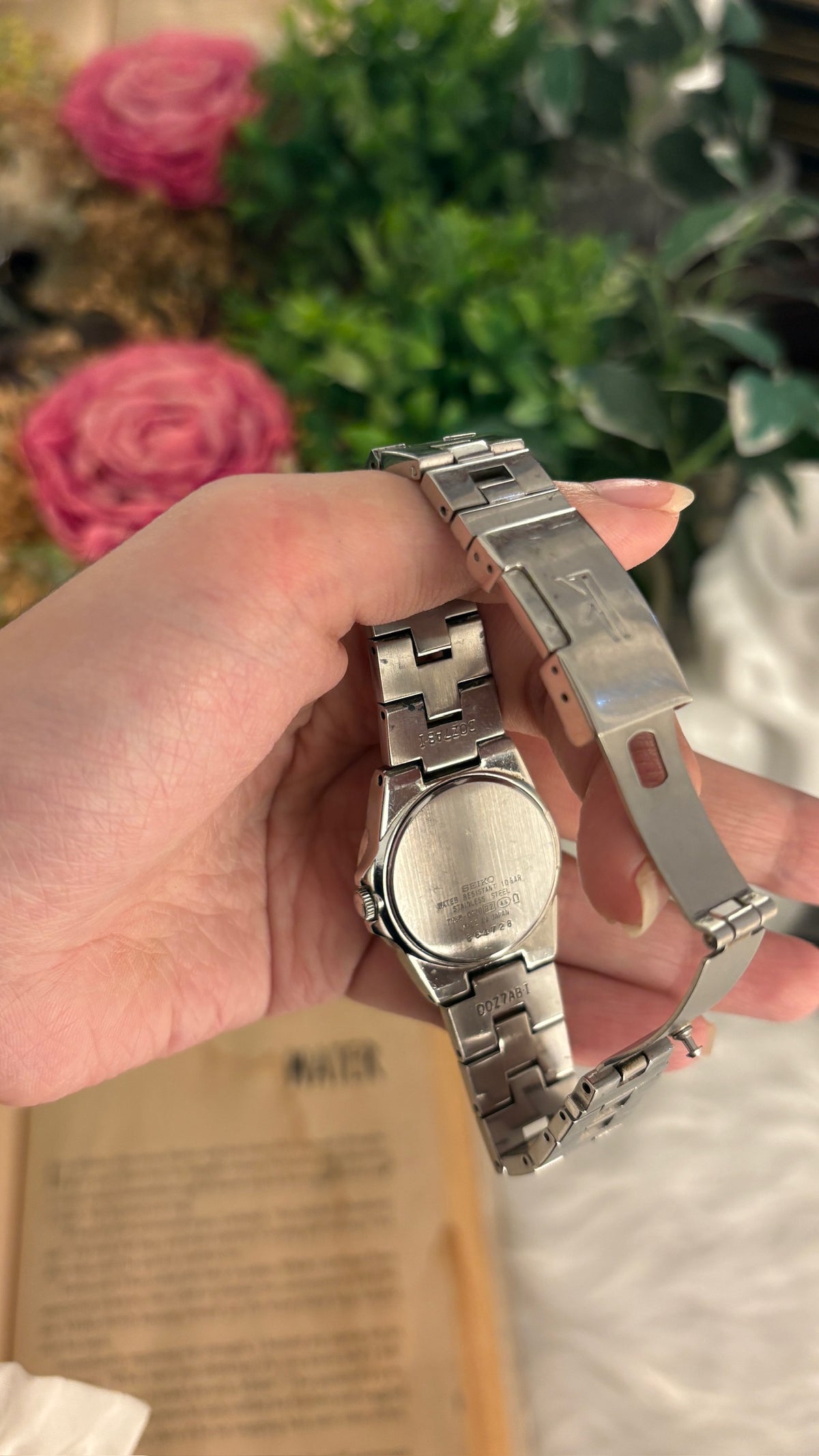 Vintage Seiko Lukia Watch in Silver Tone Quartz