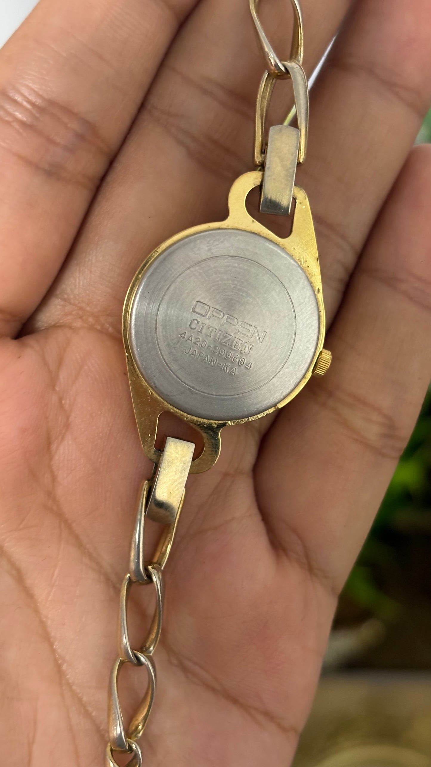 Vintage Oppen by Citizen Watch in Gold Tone
