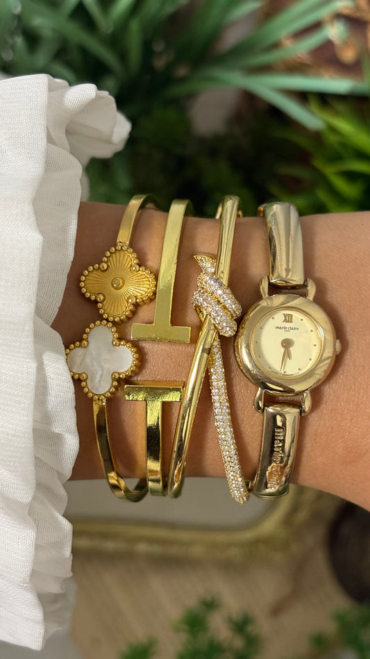 Vintage Marie Claire Watch in Gold Tone