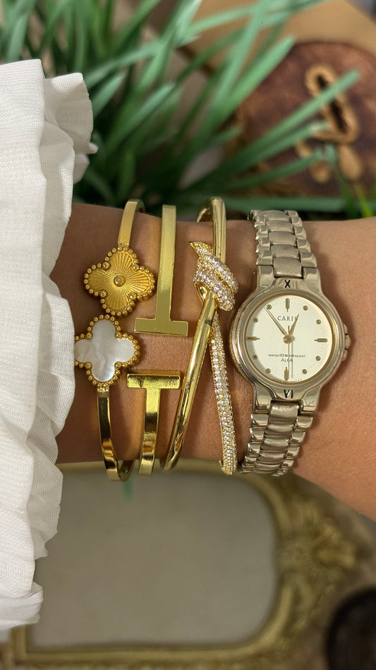 Vintage Carib Alba by Seiko Watch in Gold Tone