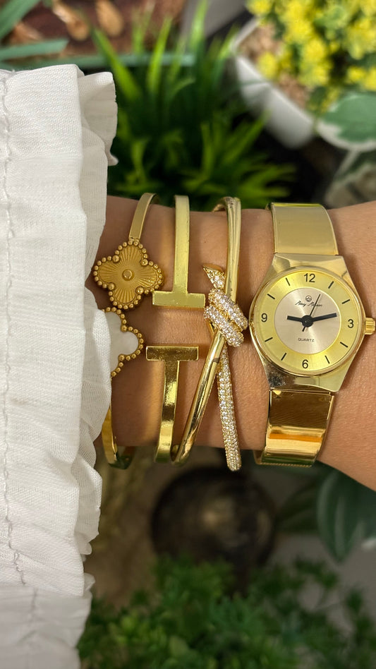 Vintage Mary Maison Watch in Gold Tone
