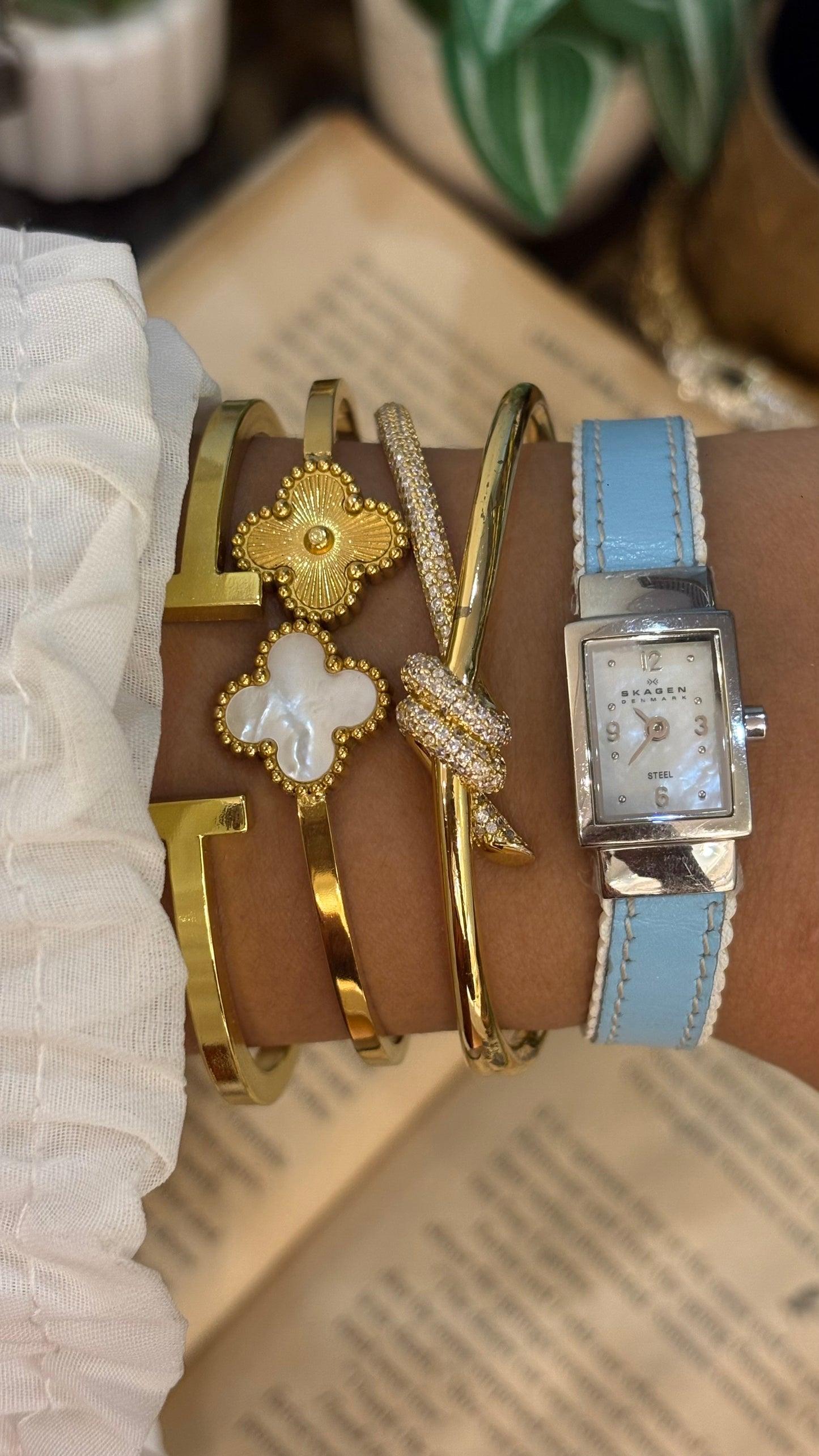 Vintage Skagen Denmark in Baby Blue Coquette Strap
