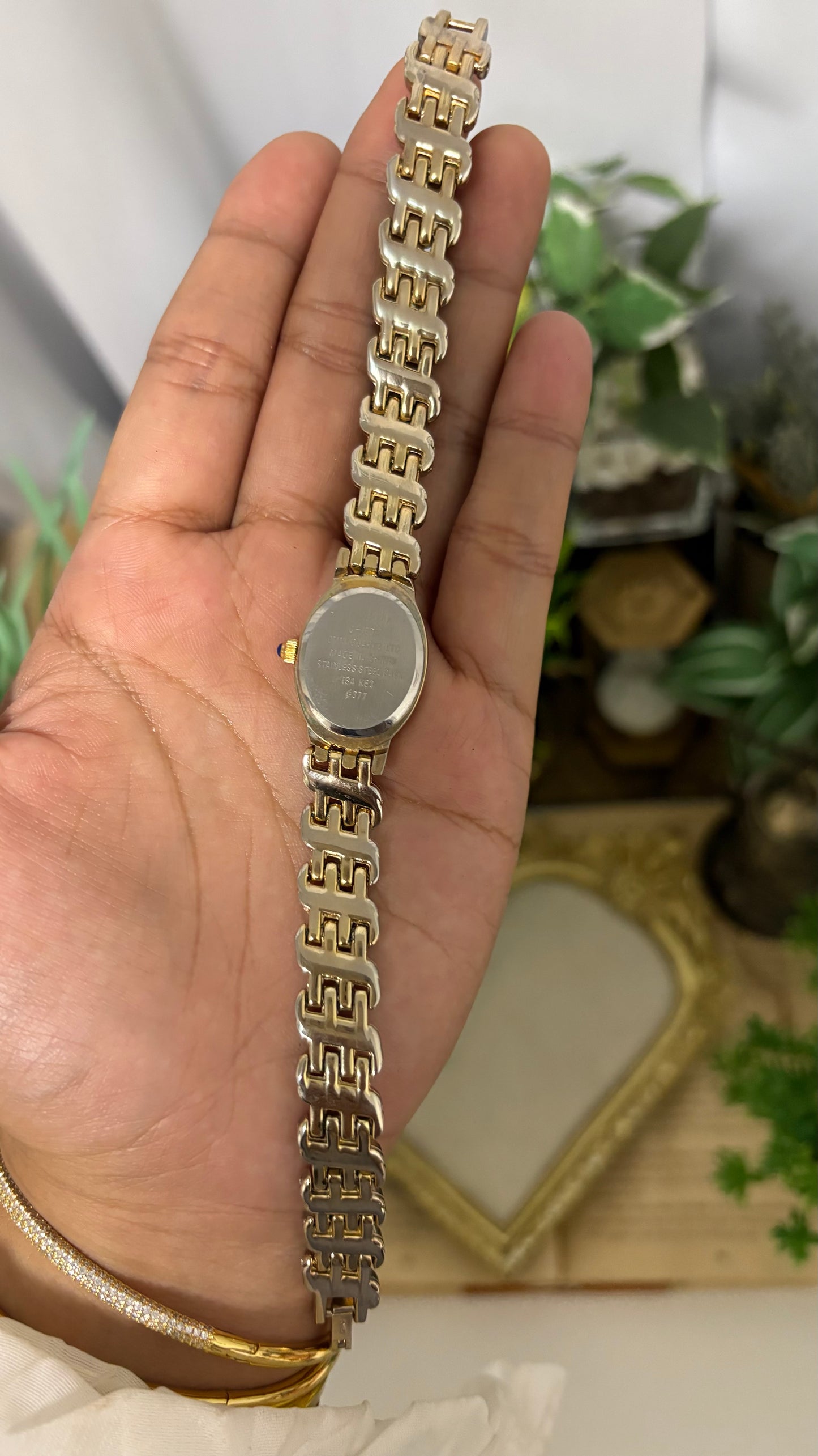 Vintage Sergio Valente Watch in Gold Tone