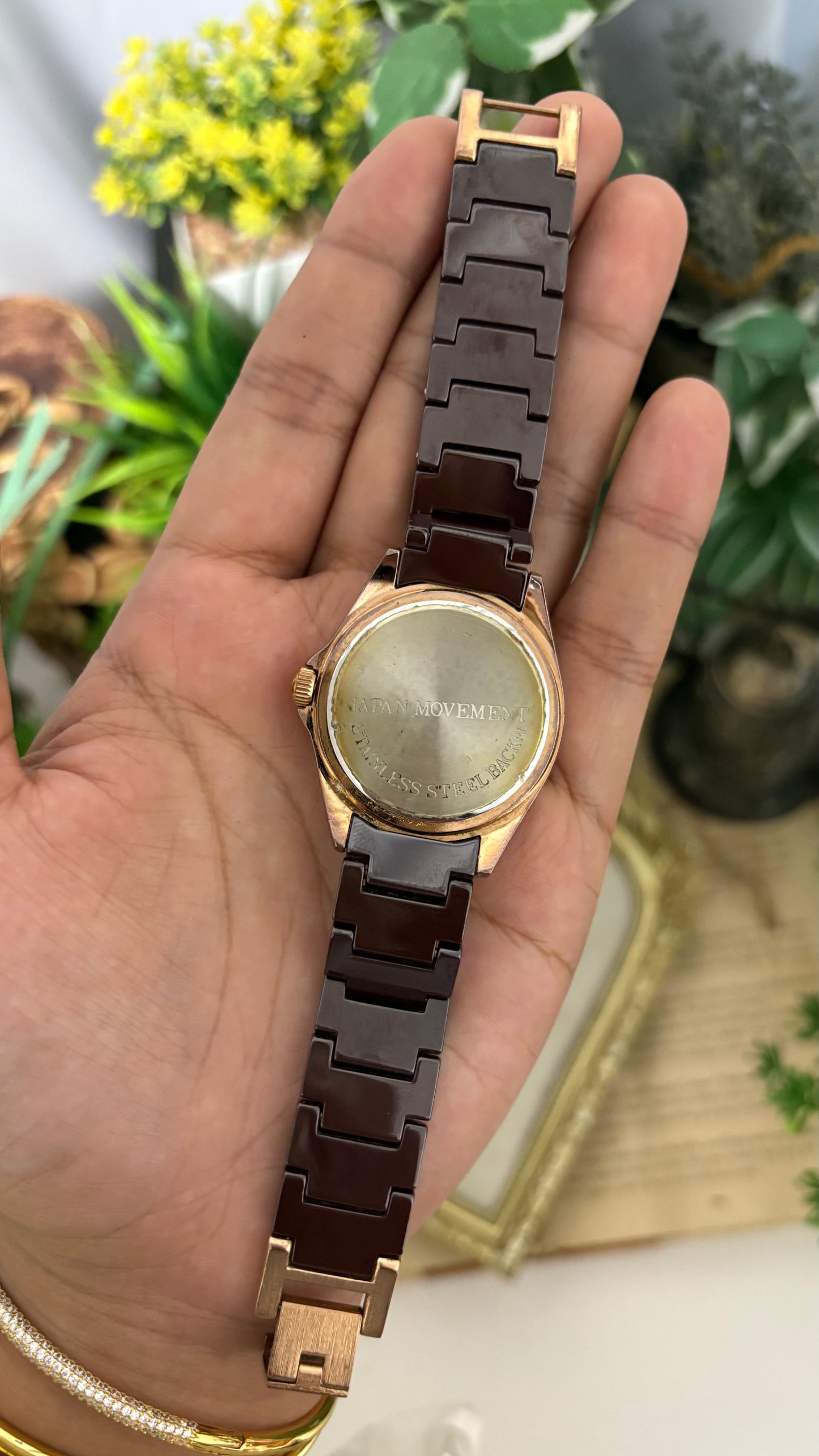 Vintage Anne Klein Watch in Rose Gold Tone