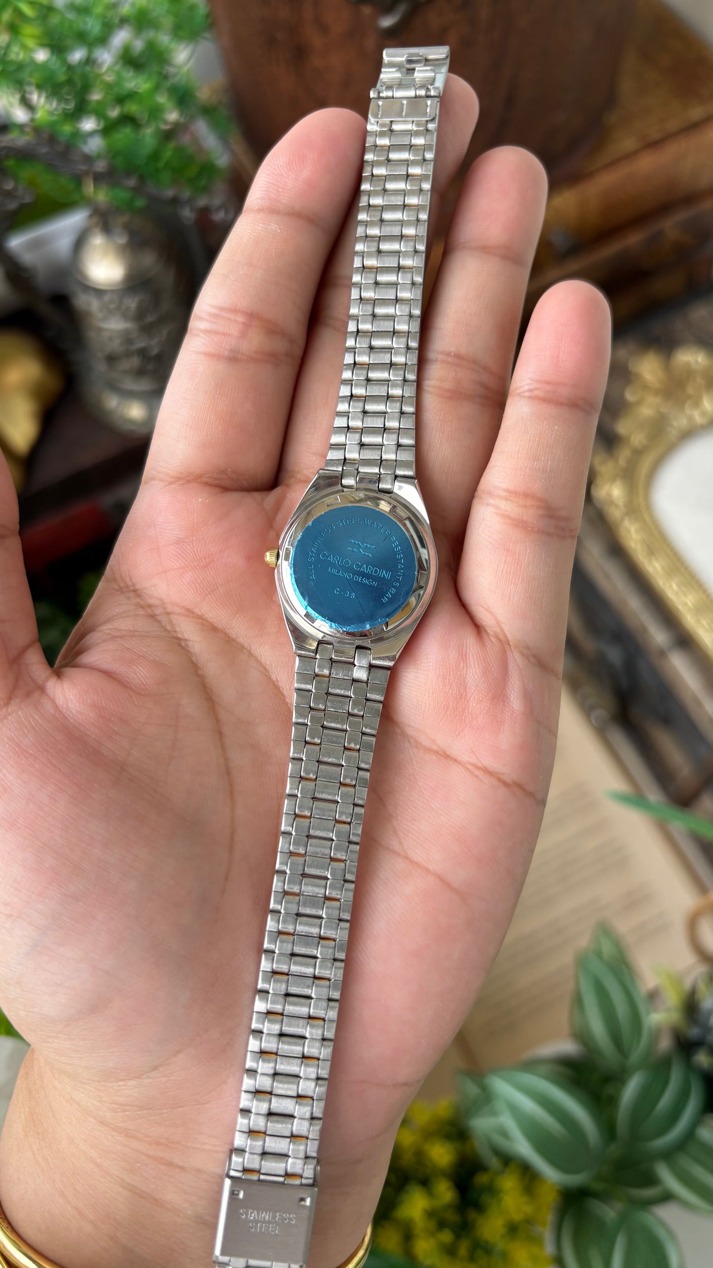 Vintage Carlo Cardini Milano Watch in Two-Tone Quartz