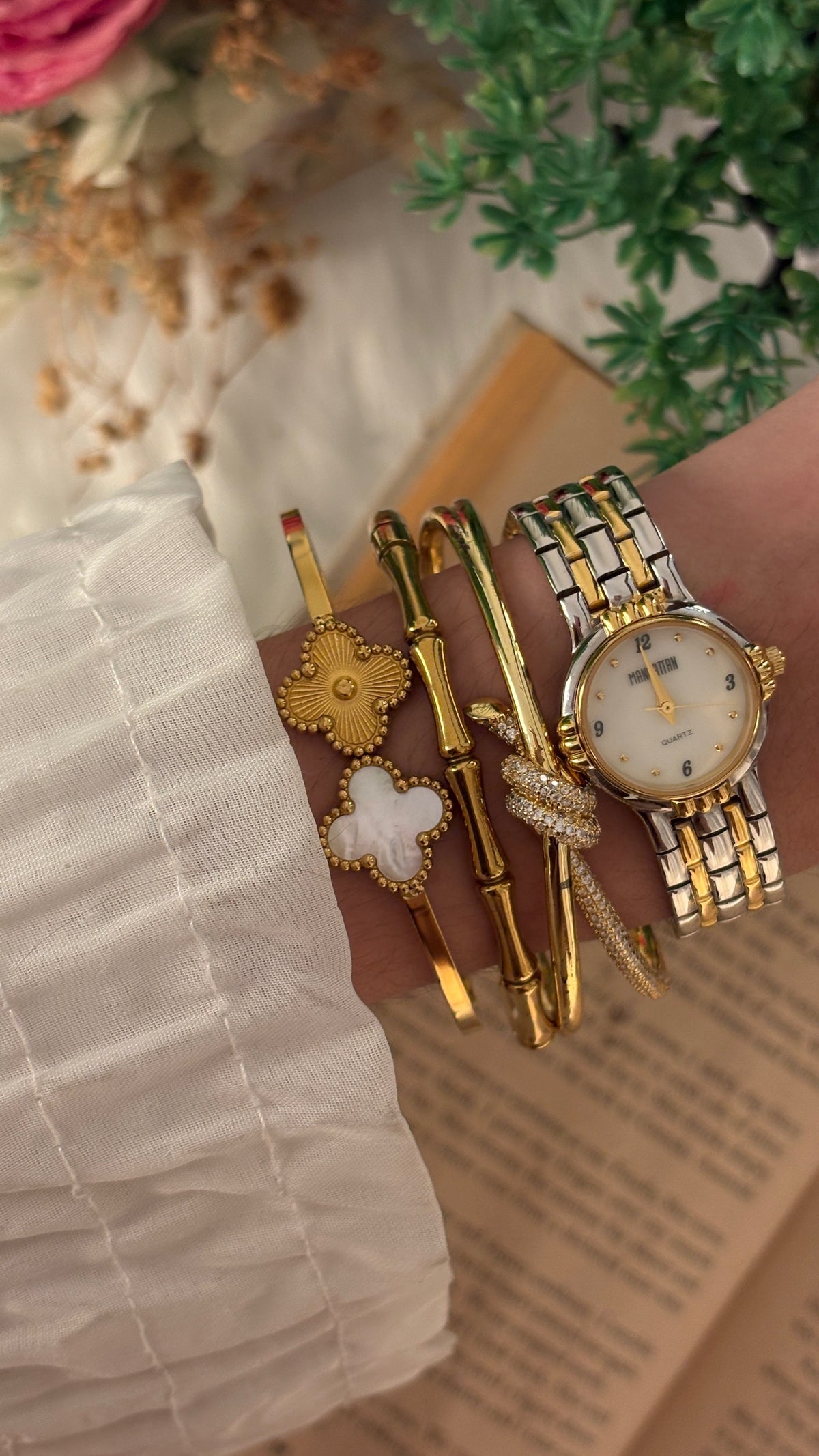 Vintage Manhattan Classic Watch in Two-Tone Quartz