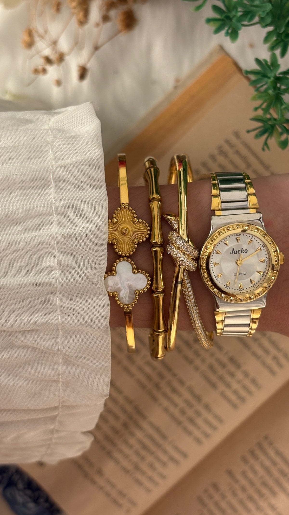 Vintage Jacko Classic Watch in Two-Tone Quartz
