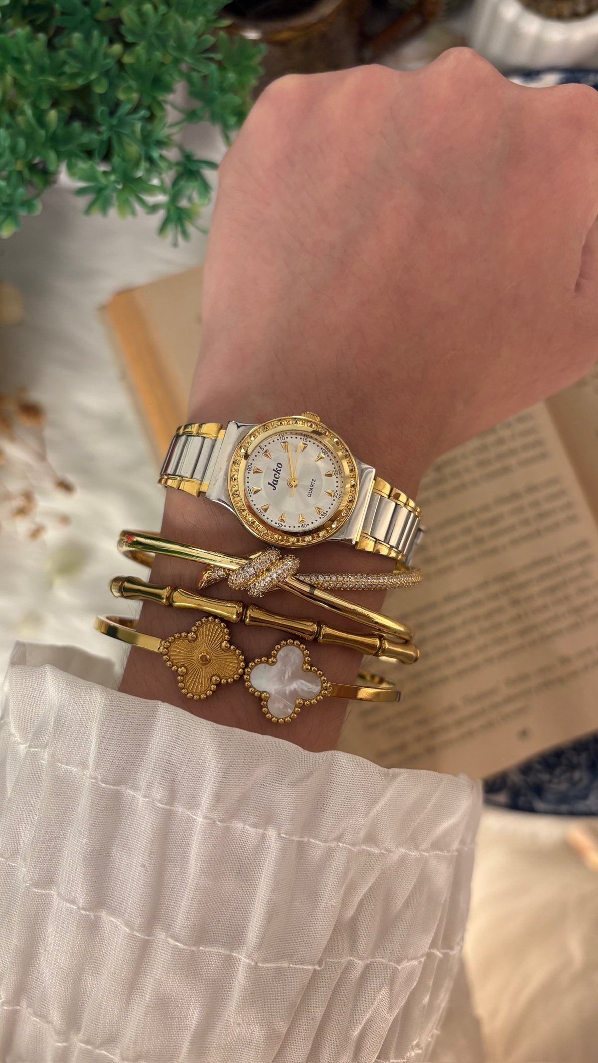 Vintage Jacko Classic Watch in Two-Tone Quartz