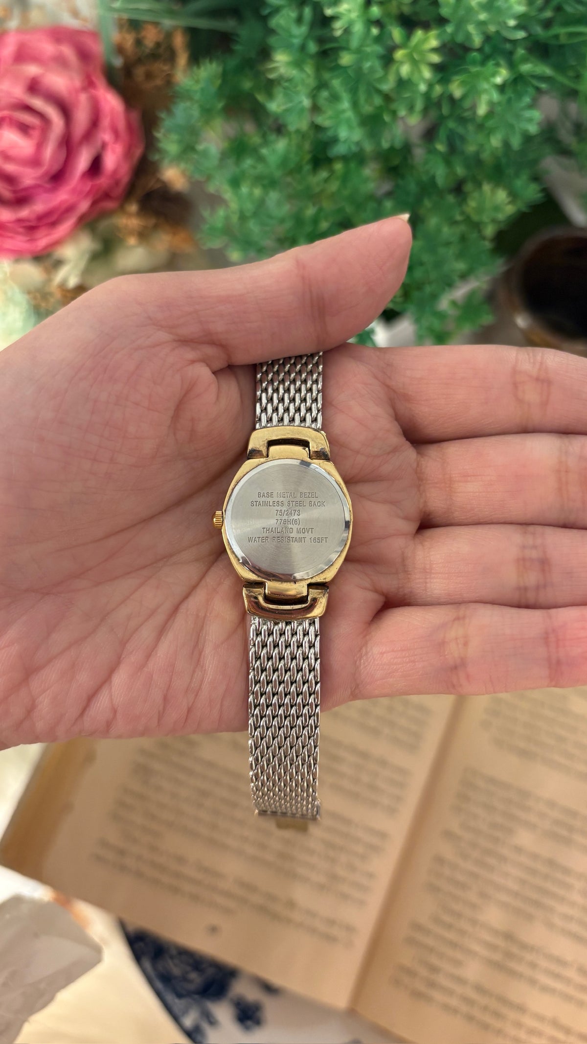 Rare Vintage Armitron Now Mesh Watch in Two-Tone Quartz