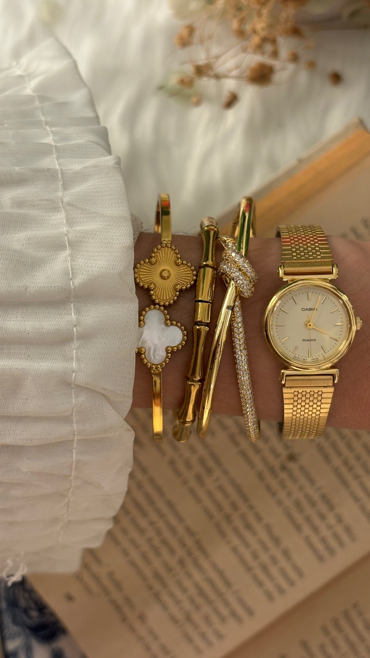 Rare Vintage Casio Dress Watch in Gold Tone Quartz