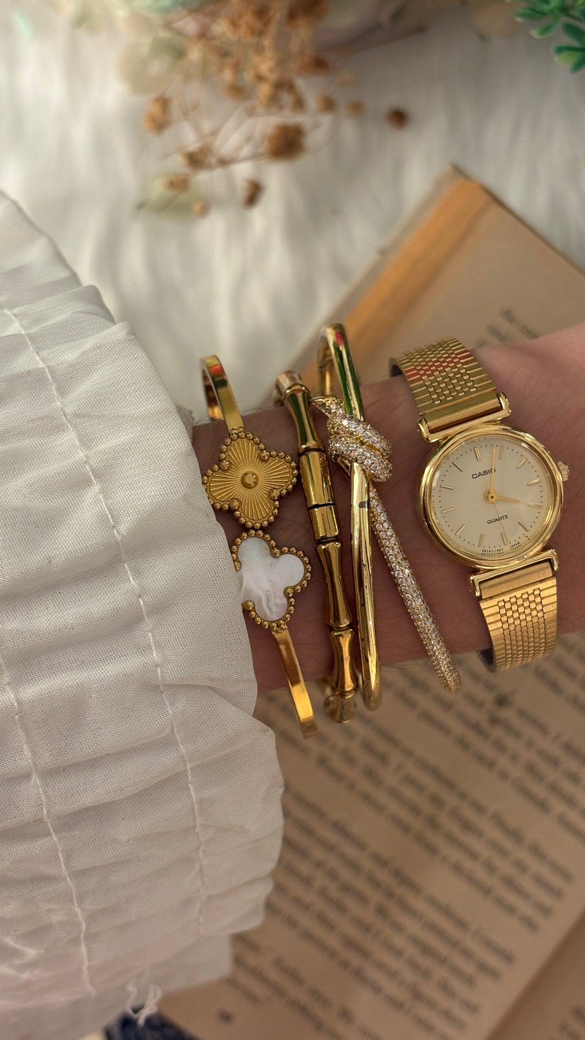 Rare Vintage Casio Dress Watch in Gold Tone Quartz