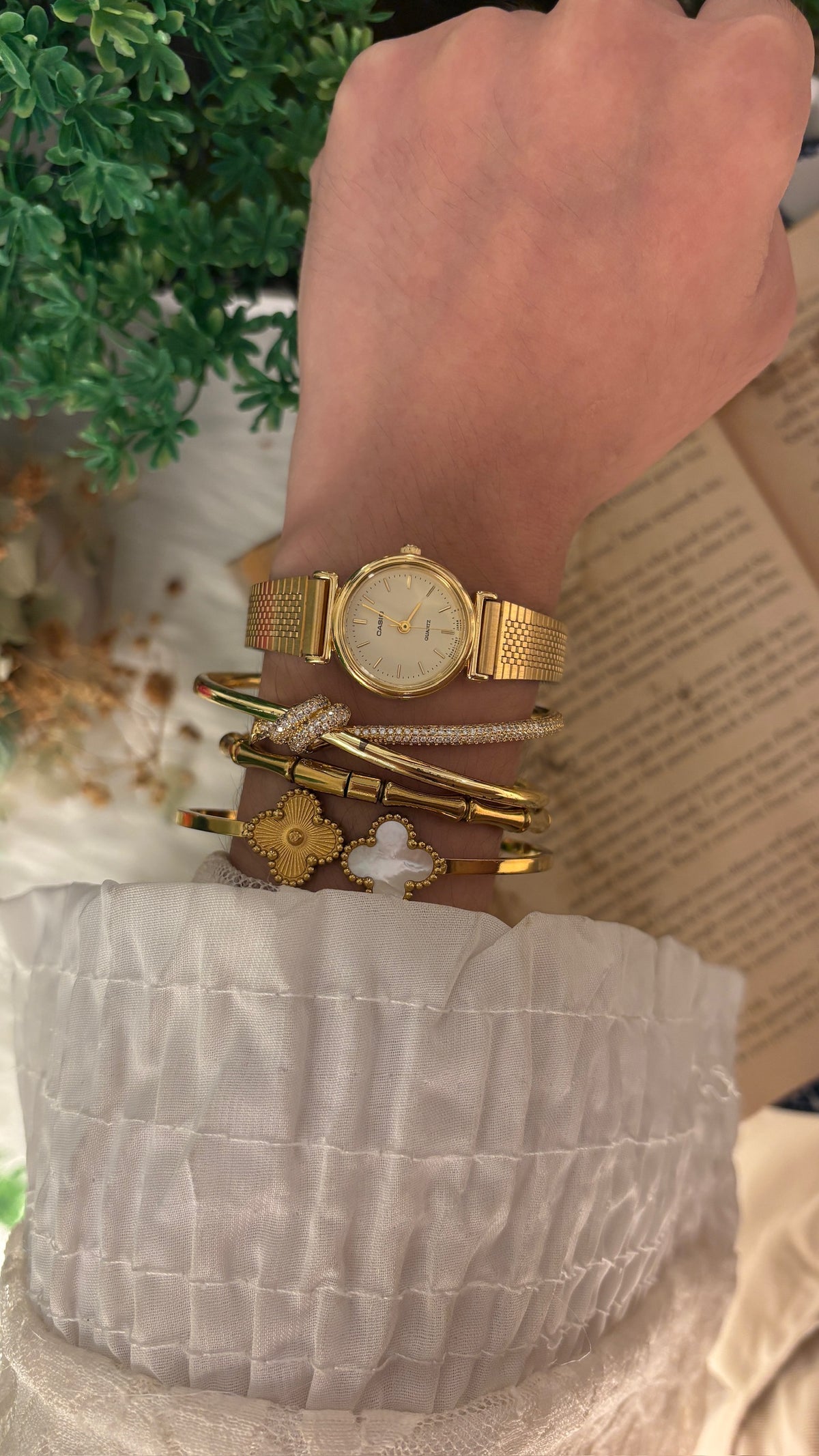 Rare Vintage Casio Dress Watch in Gold Tone Quartz