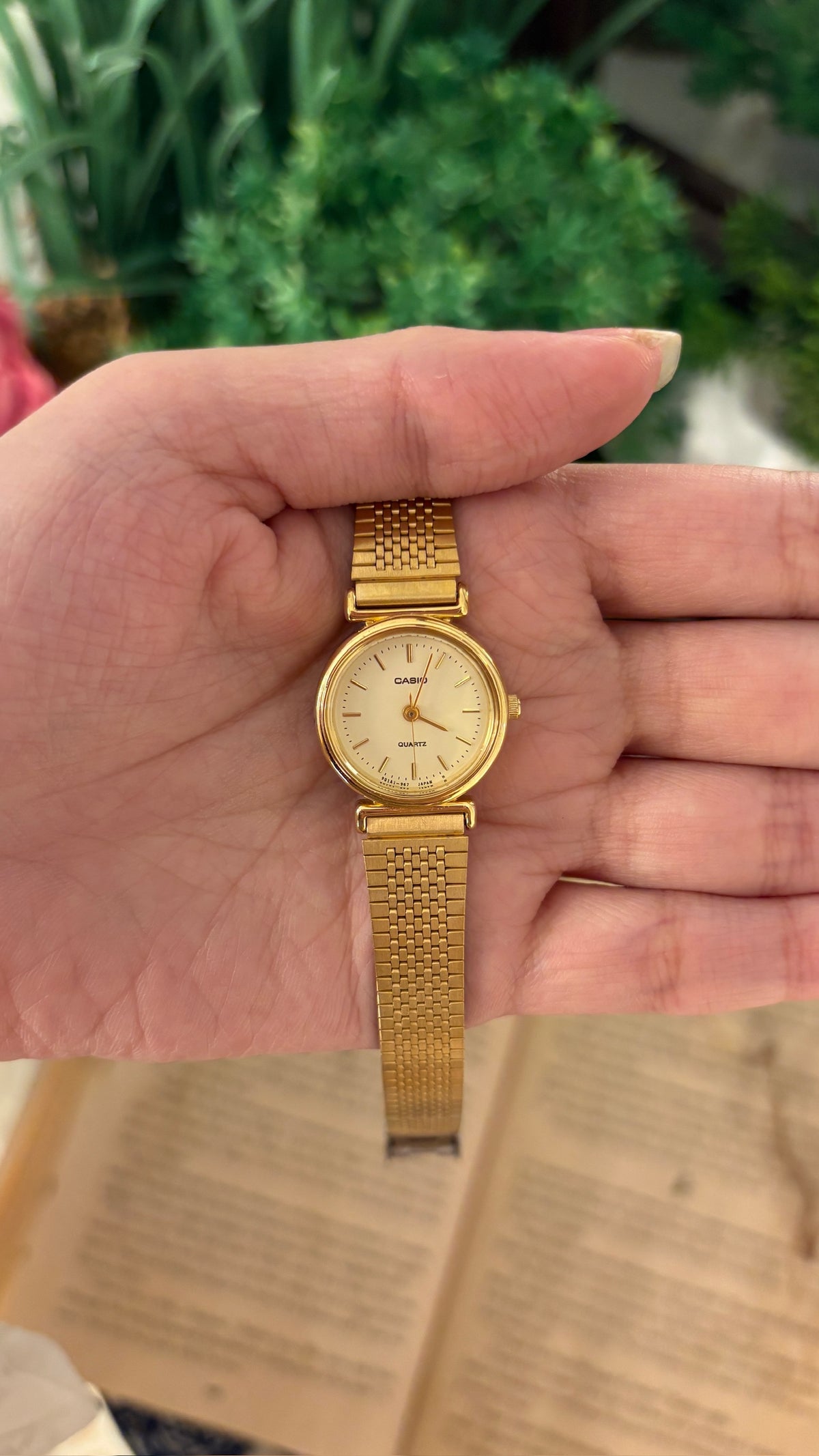 Rare Vintage Casio Dress Watch in Gold Tone Quartz
