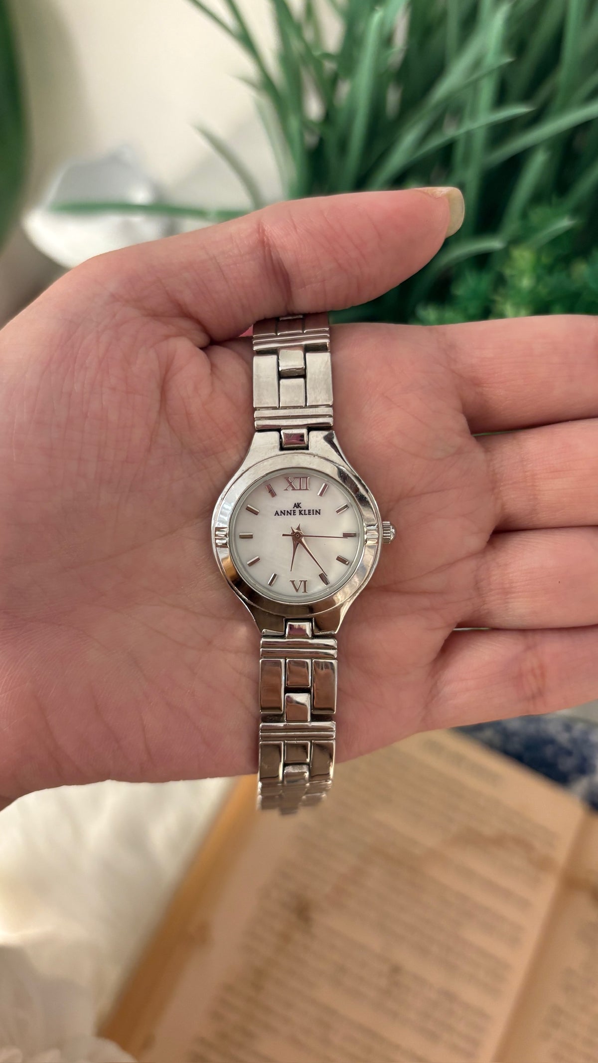Vintage Anne Klein Classic Watch in Silver Tone Quartz
