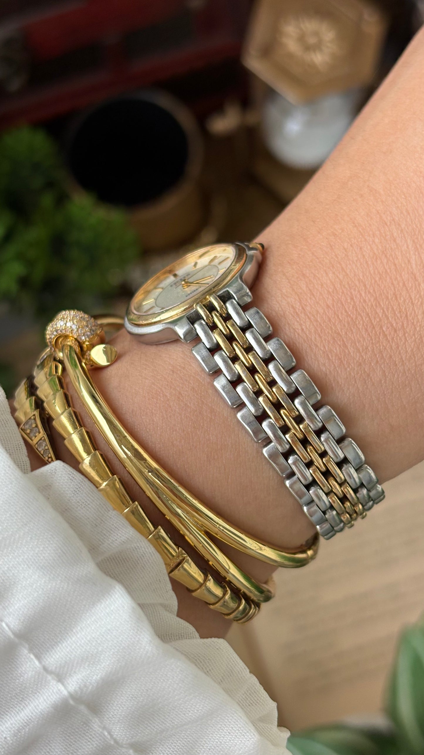 Vintage Citizen Exceed in Two-Tone Inner Mother of Pearl Dial Quartz