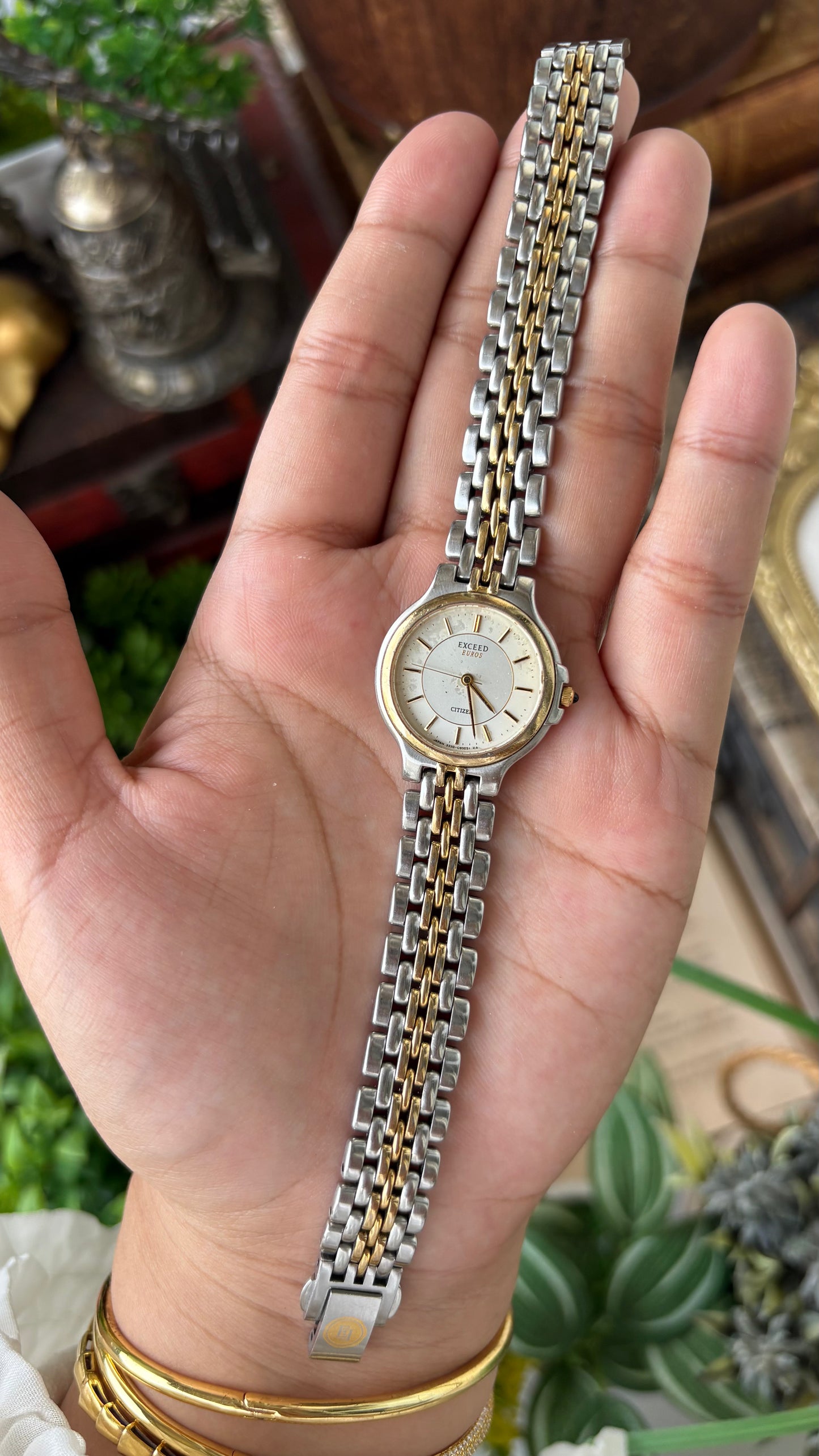 Vintage Citizen Exceed in Two-Tone Inner Mother of Pearl Dial Quartz