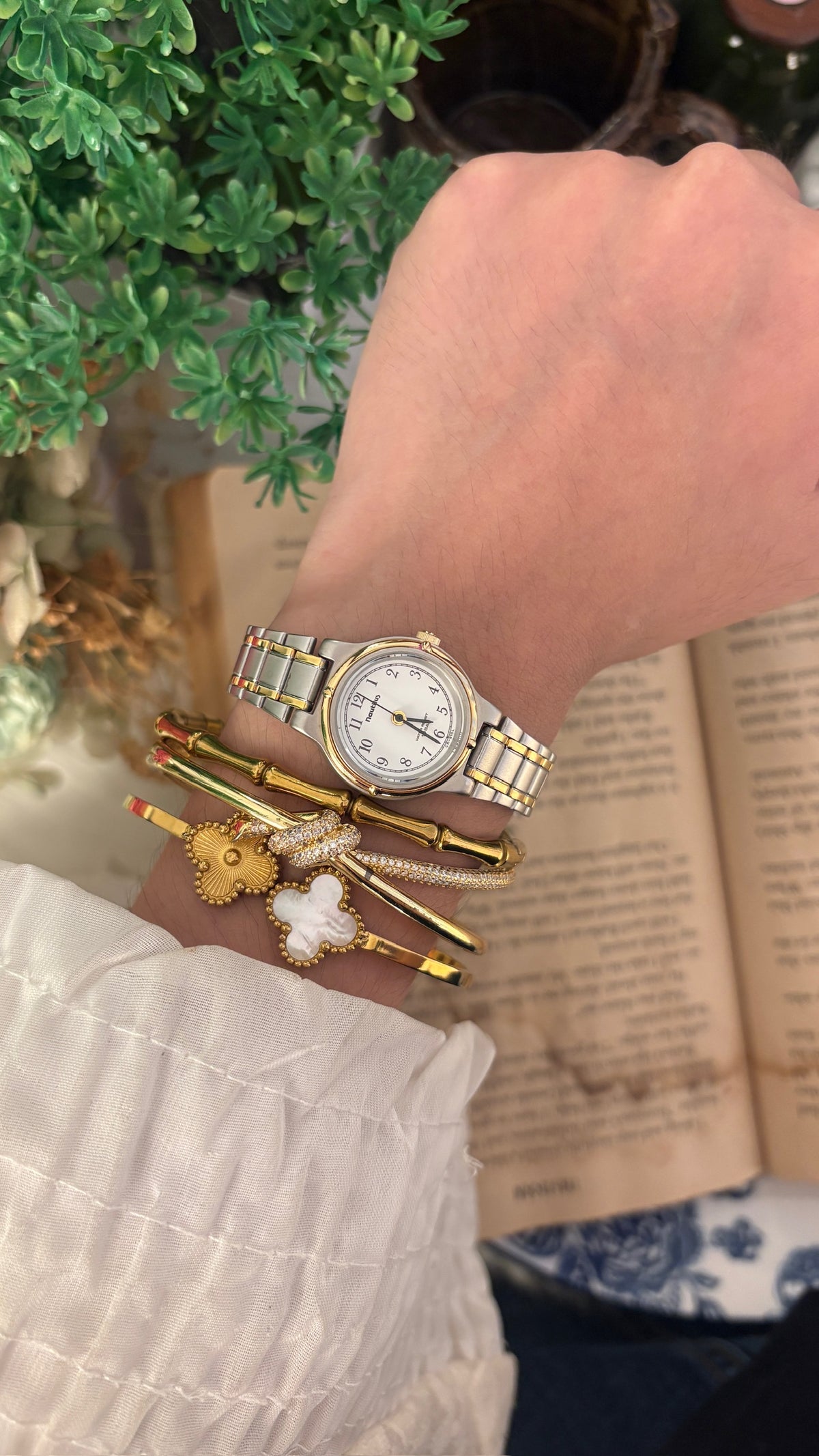 Vintage Nautilus Classic Watch in Two-Tone Quartz