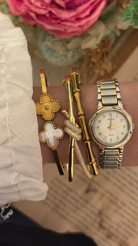 Vintage Urban Alba Seiko Classic Watch in Two-Tone Quartz