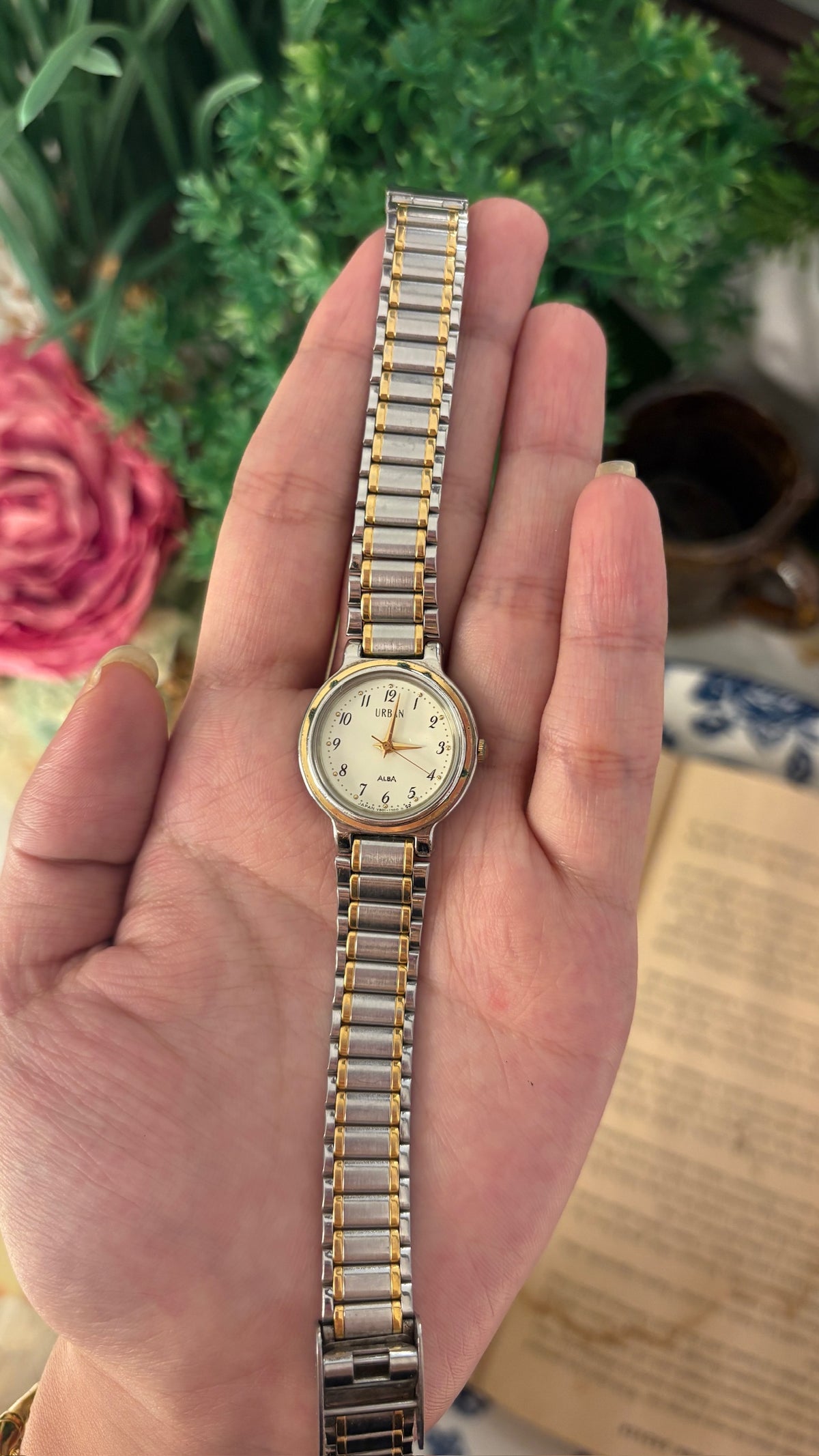 Vintage Urban Alba Seiko Classic Watch in Two-Tone Quartz